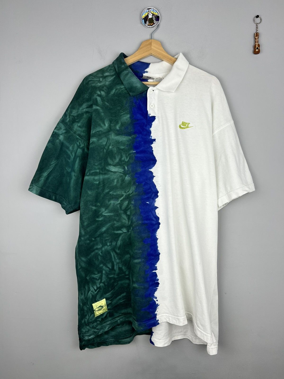 Nike × Vintage Nike Challenge Court 90s Polo Shirt tie dye vintage tennis Size US XL / EU 56 / 4 - 1 Thumbnail