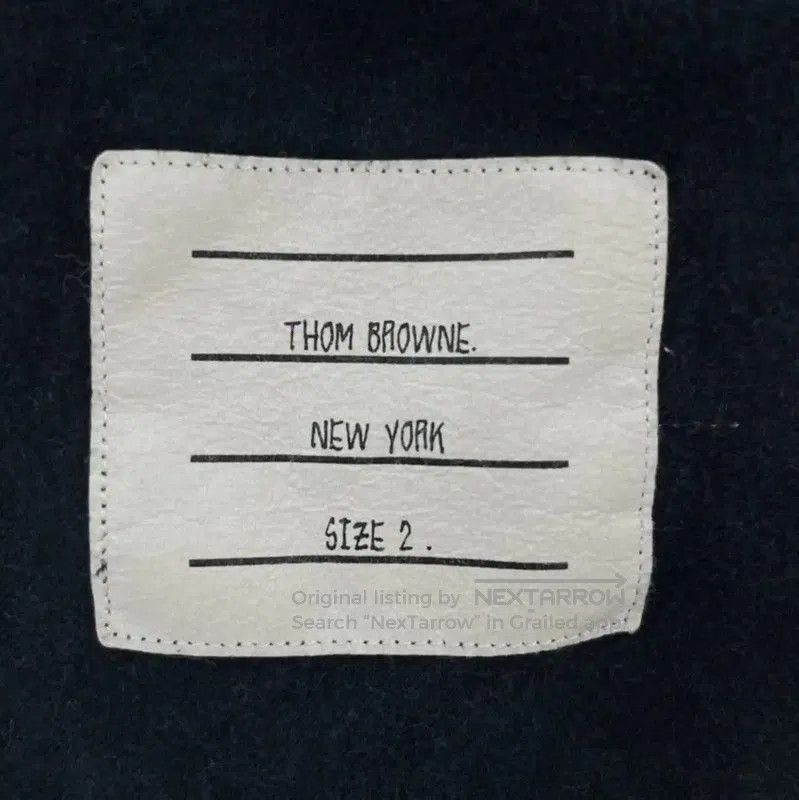 Thom Browne Thom Browne Navy Cotton Long Sleeve Shirt . Size US M / EU 48-50 / 2 - 4 Thumbnail