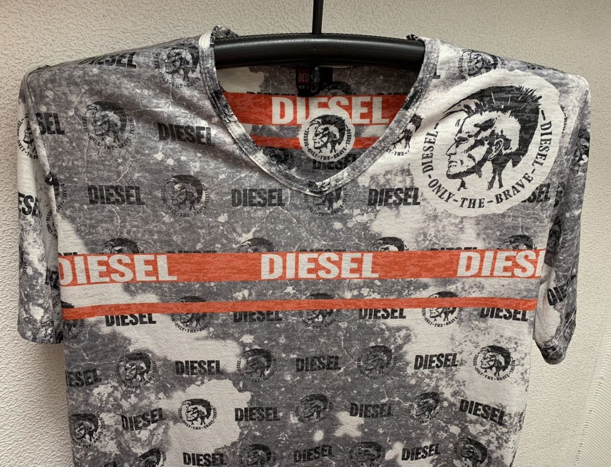 Diesel Diesel vintage y2k full print monogram t-shirt 2Xl XXL Size US XXL / EU 58 / 5 - 2 Thumbnail