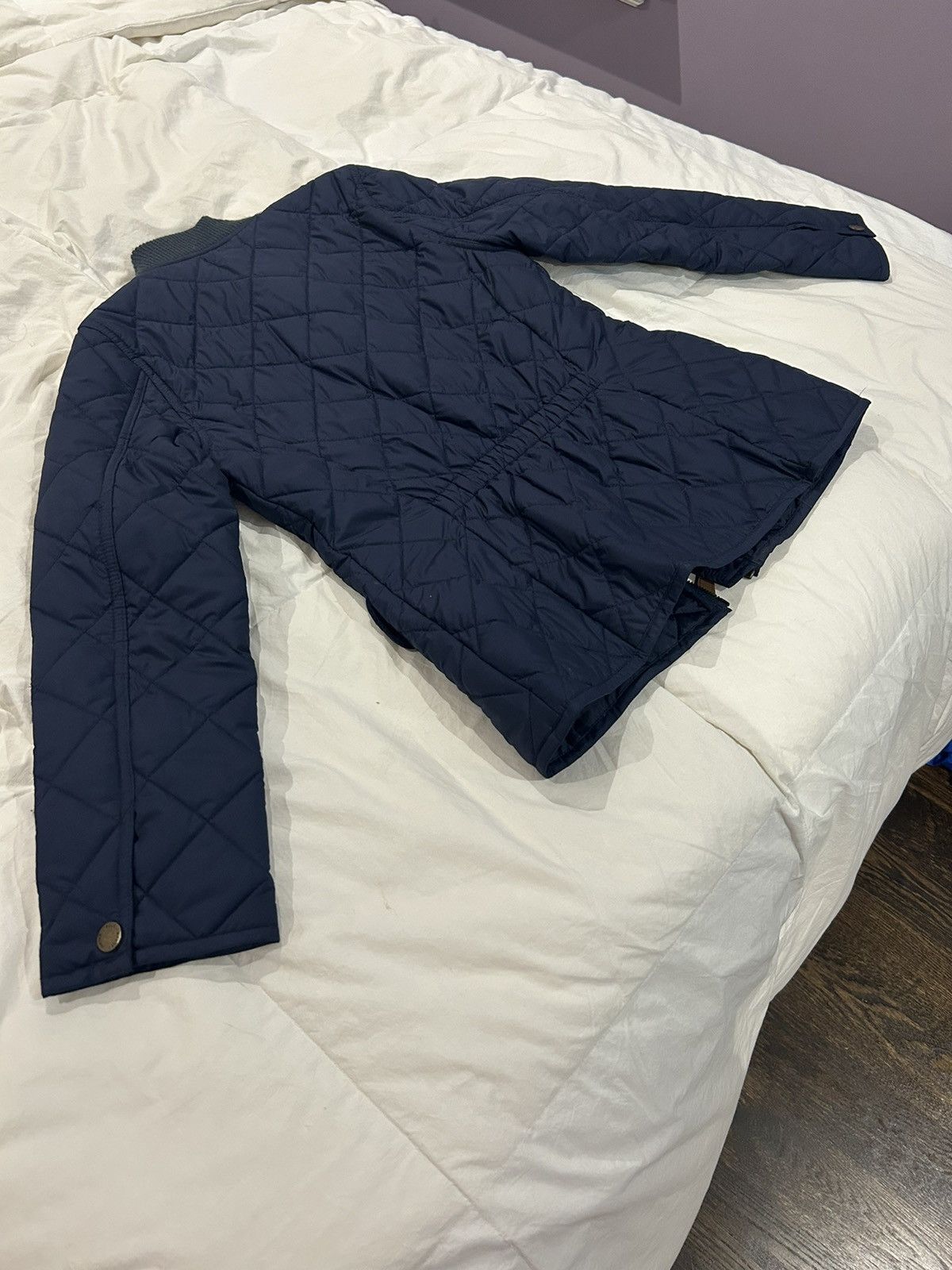 Polo Ralph Lauren Navy Polo Ralph Lauren Large 12/14 Quilted Jacket Size L / US 10 / IT 46 - 6 Thumbnail