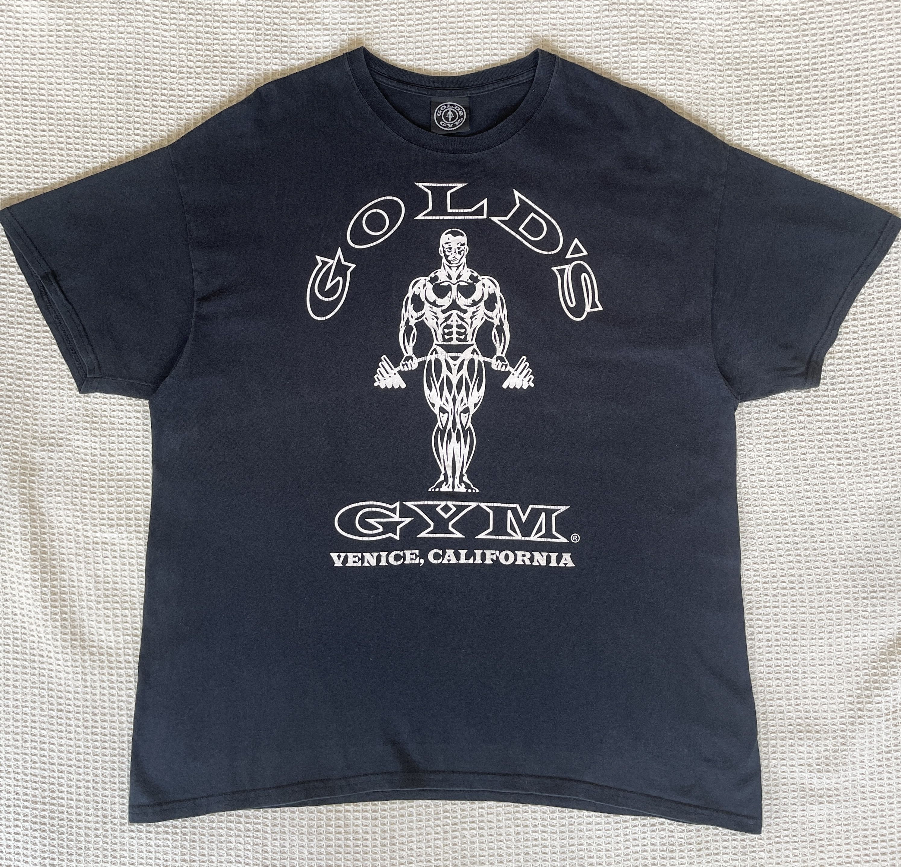 Gymshark Vintage y2k🔥GOLD’S GYM🔥Venice,California USA Big Logo Tee Size US XL / EU 56 / 4 - 2 Thumbnail
