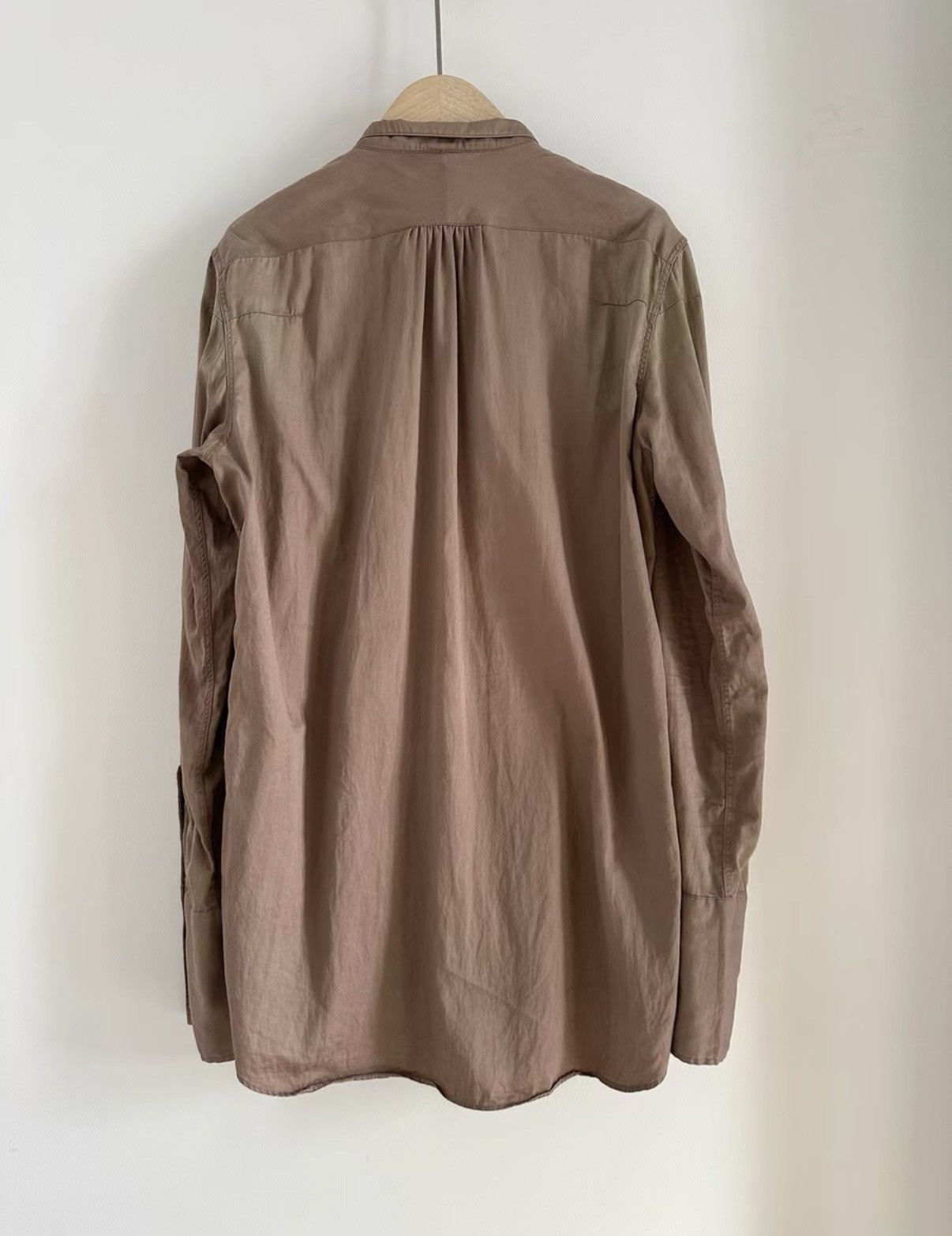Number (N)ine Number (N)ine 07SS About A Boy Ruched front placket shirt Size US M / EU 48-50 / 2 - 3 Thumbnail