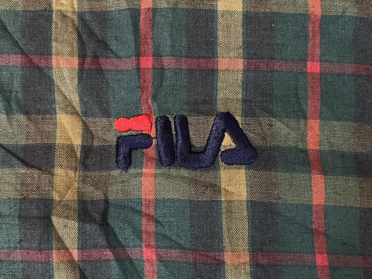 Fila Vintage FILA reversible plaid bomber jacket Size US L / EU 52-54 / 3 - 3 Thumbnail