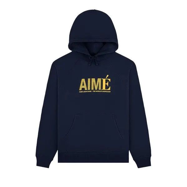 Aime Leon Dore Aime Leon Dore Stock Market Logo Hoodie in Navy SS25 Size XL Size US XL / EU 56 / 4 - 1 Thumbnail