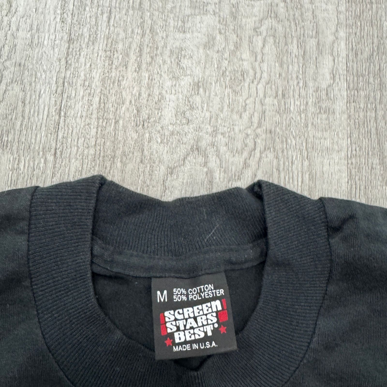 Vintage Vintage Boss Lady Shirt Men's Medium Black Single Stitch 90s Size US M / EU 48-50 / 2 - 4 Thumbnail