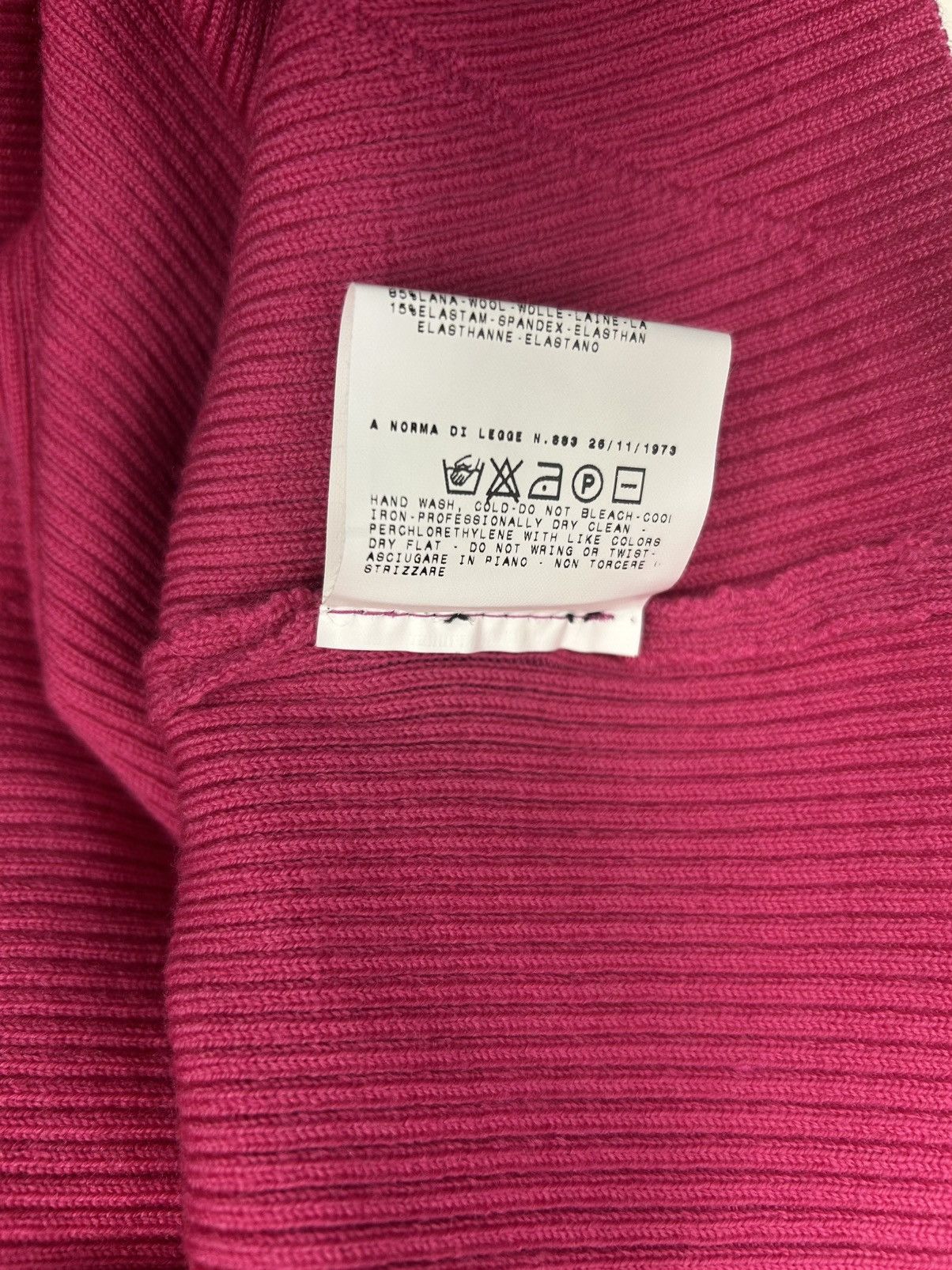 Versace Versace Jeans Couture Pink Wool Sleeveless Turtleneck size M Size M / US 6-8 / IT 42-44 - 7 Thumbnail