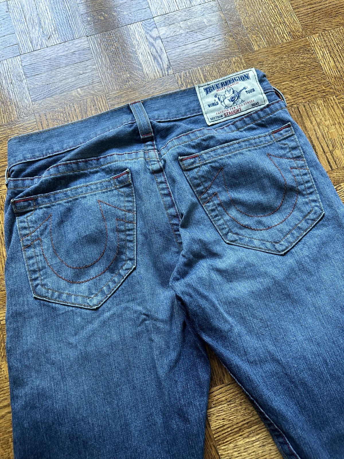 True Religion × Vintage Vintage Y2K True Religion Straight Leg Denim Jeans Size US 32 / EU 48 - 5 Thumbnail