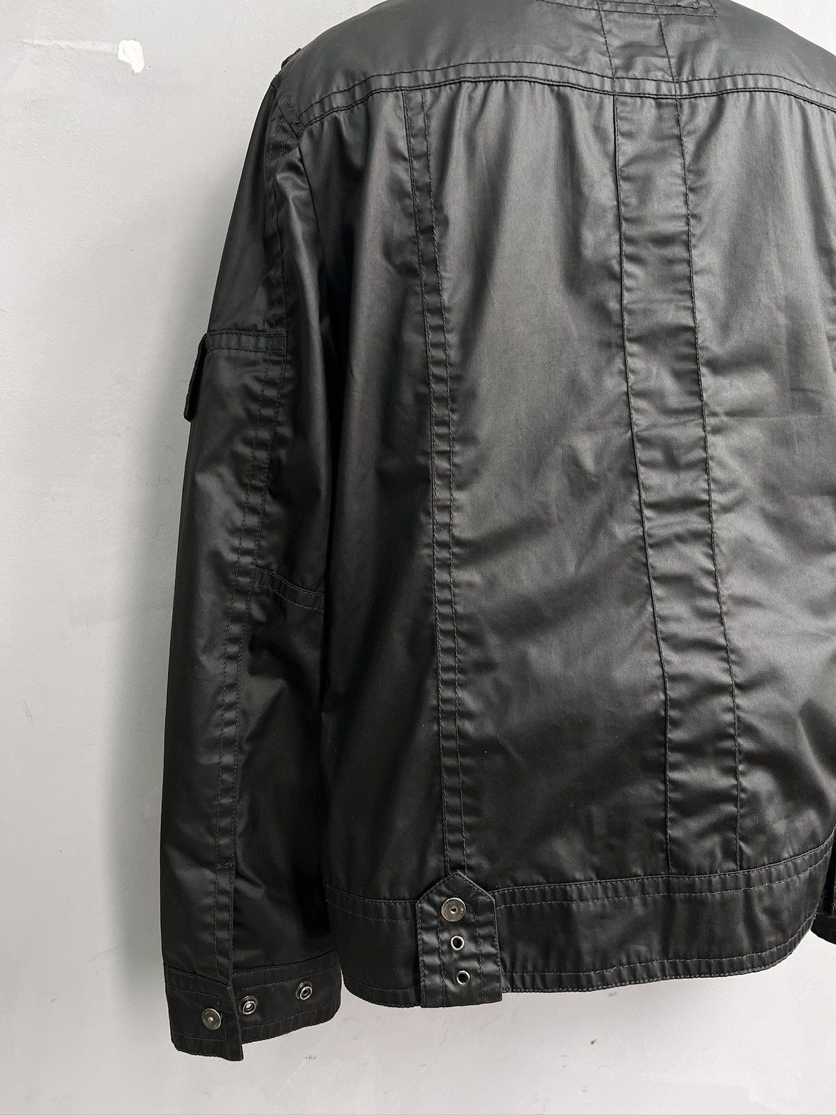14th Addiction Hedi slimane style waxed zipper gothic avant garde jacket Size US M / EU 48-50 / 2 - 8 Thumbnail