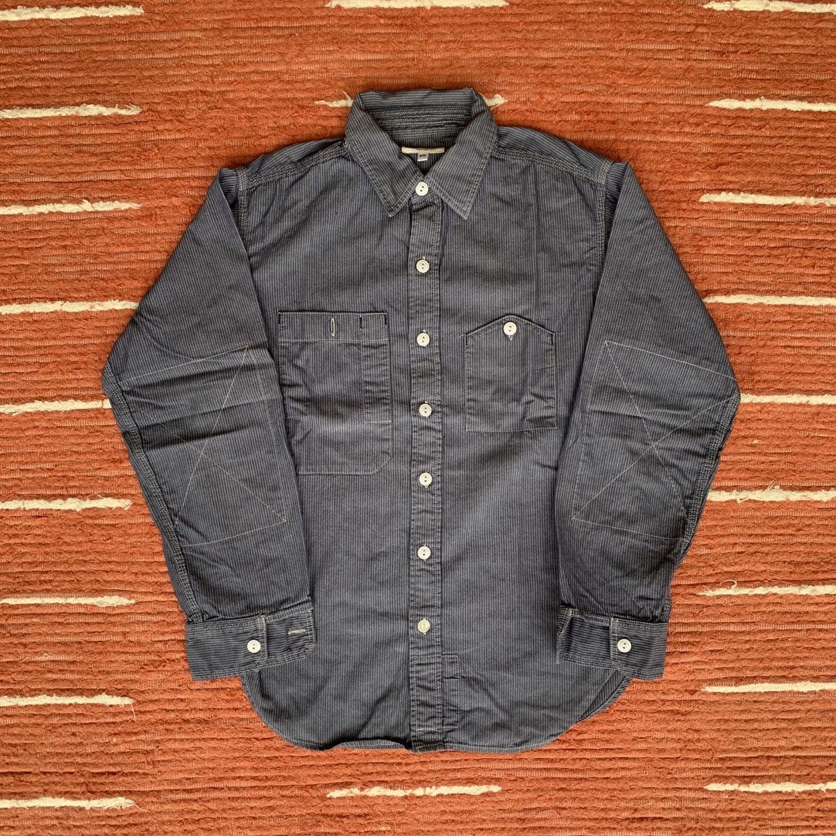 Engineered Garments Engineered Garments - Railroad Herringbone Work Shirt Size US S / EU 44-46 / 1 - 1 Thumbnail