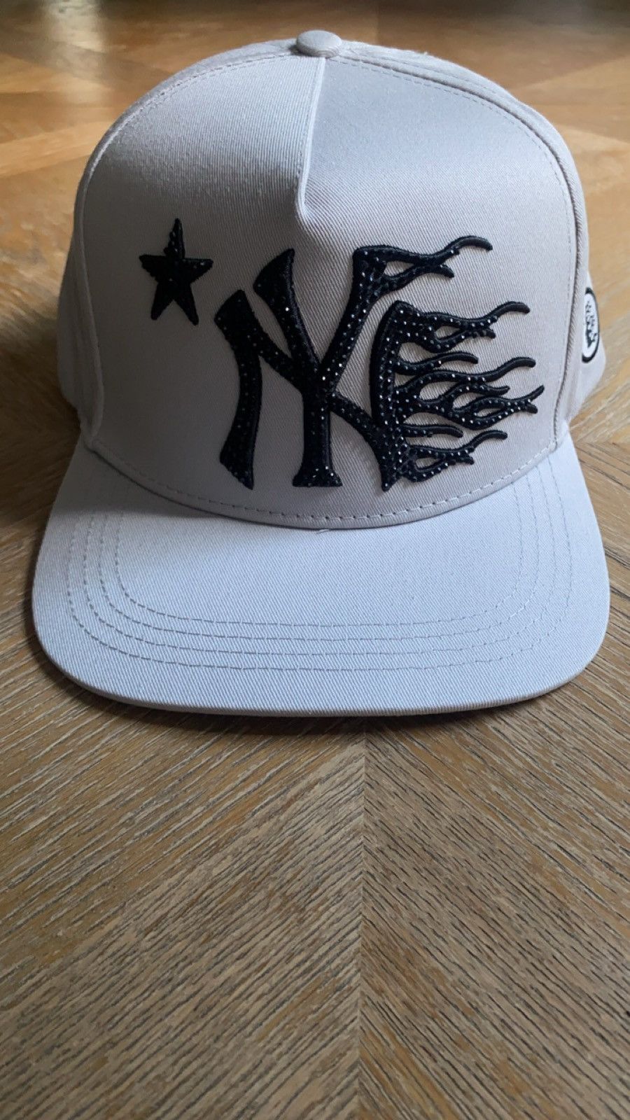 image of Hellstar Yankee Stud Snapback Unreleased in Navy, Men's