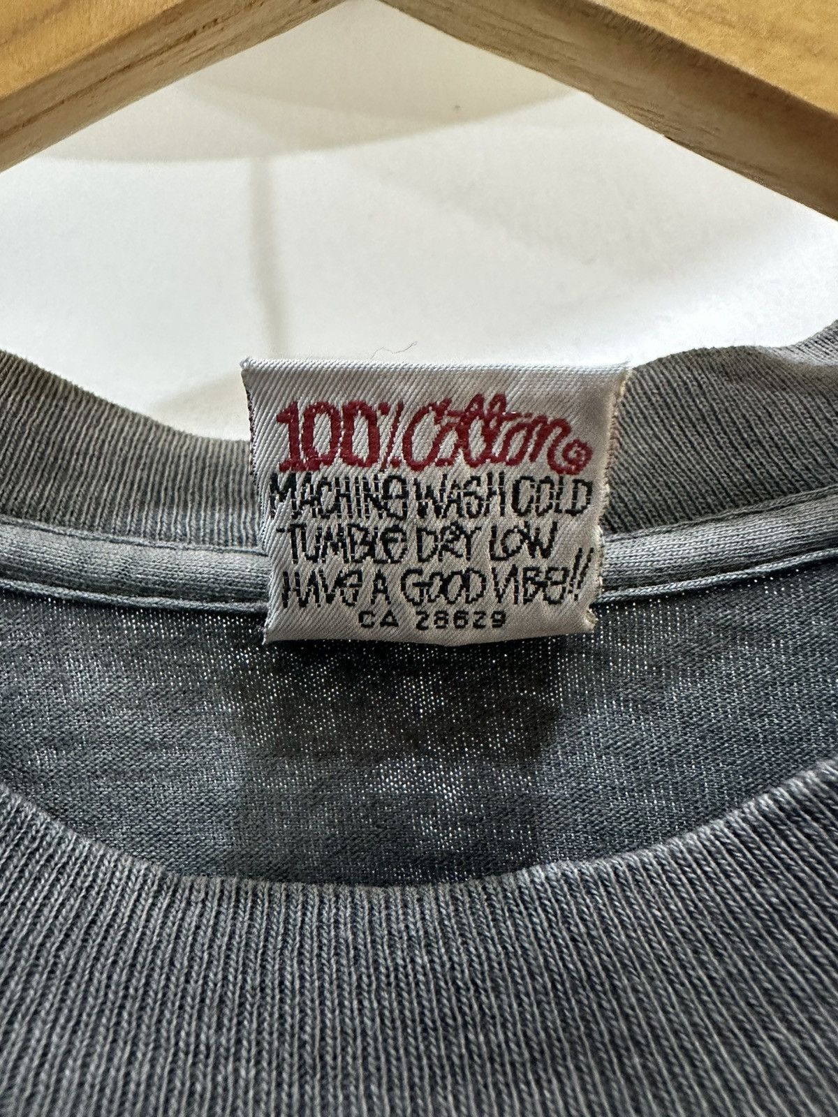 Stussy × Vintage Vintage-1990 Stussy OG Logo Sun Faded Tshirt Made In Usa Size US L / EU 52-54 / 3 - 6 Thumbnail