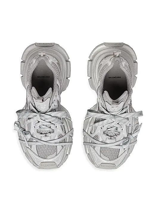 Balenciaga oc11z0426 3XL Reflective Sneakers in Grey Size US 7 / IT 37 - 5 Thumbnail
