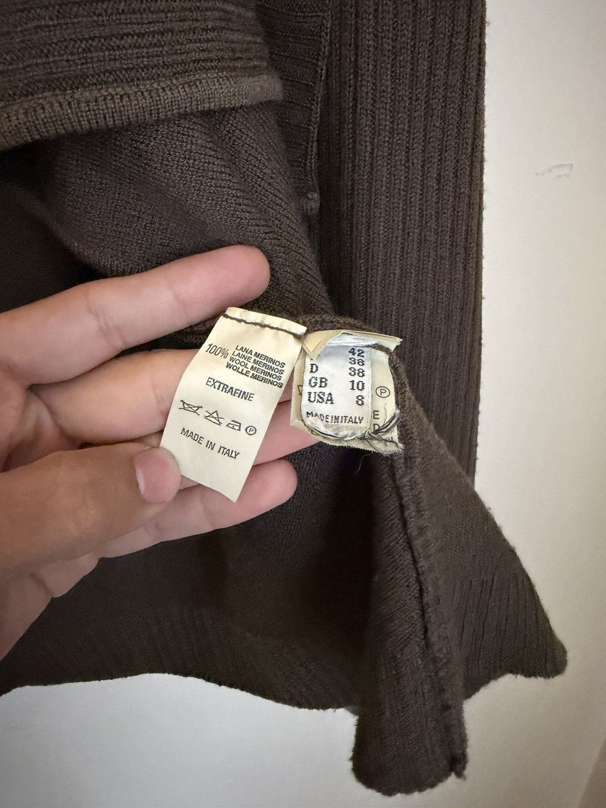 Rick Owens Rick Owens Sparrow FW 2002 Cardigan Size M / US 6-8 / IT 42-44 - 7 Thumbnail