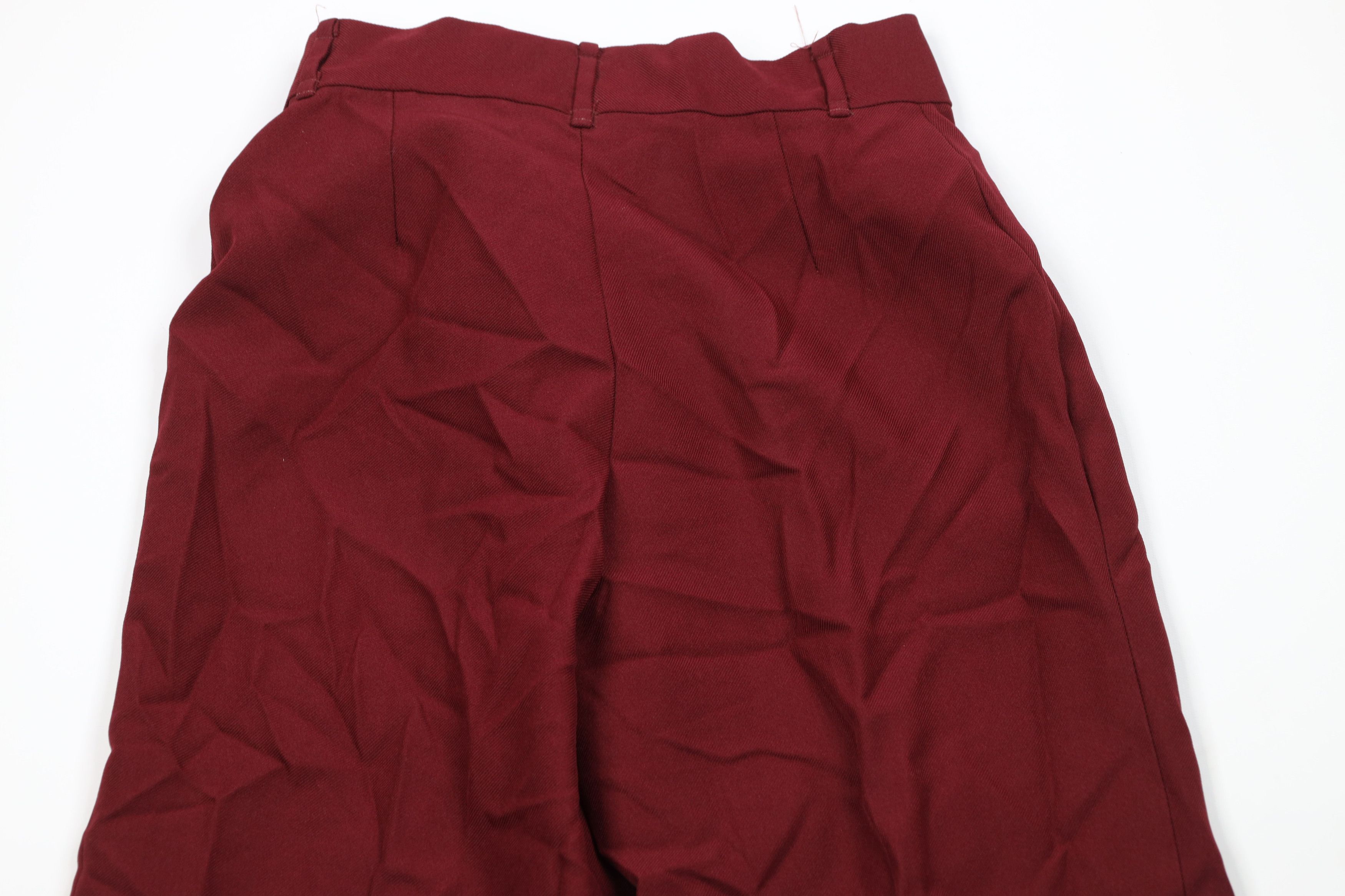 Vintage Vintage 70s Streetwear Knit Bell Bottoms Chino Pants Red USA Size 28" / US 6 / IT 42 - 10 Thumbnail