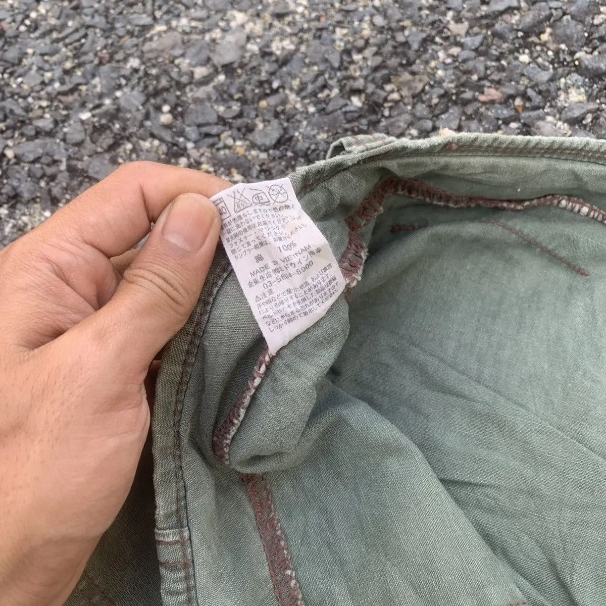 Japanese Brand FADED TROUSERS 36x31 JAPANESE VINTAGE ROLL UPS UTILITY PANTS Size US 36 / EU 52 - 10 Thumbnail