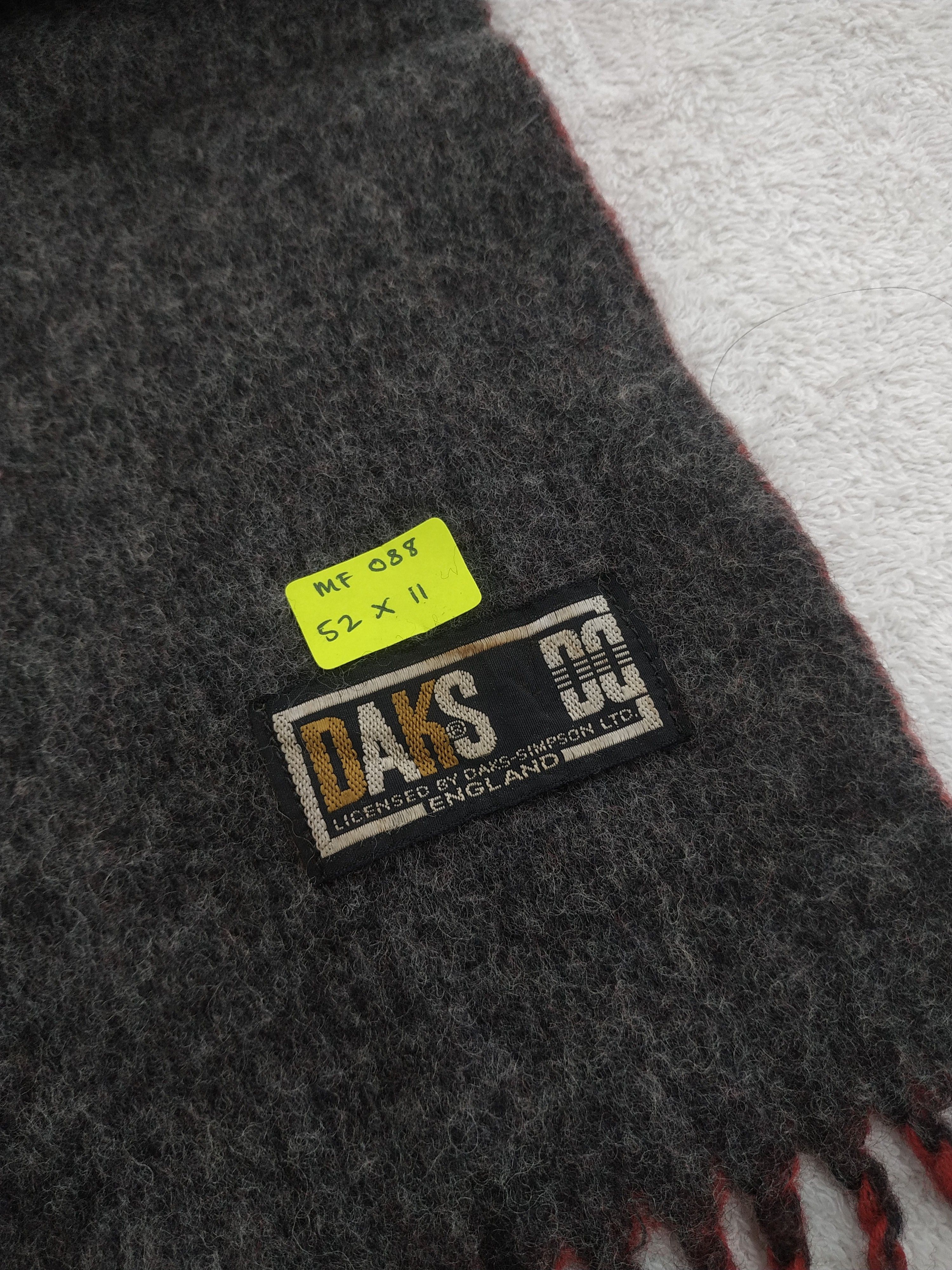 DAKS Vintage Daks Wool Scarf/Muffler/Neckwear MF088 Size ONE SIZE - 5 Thumbnail