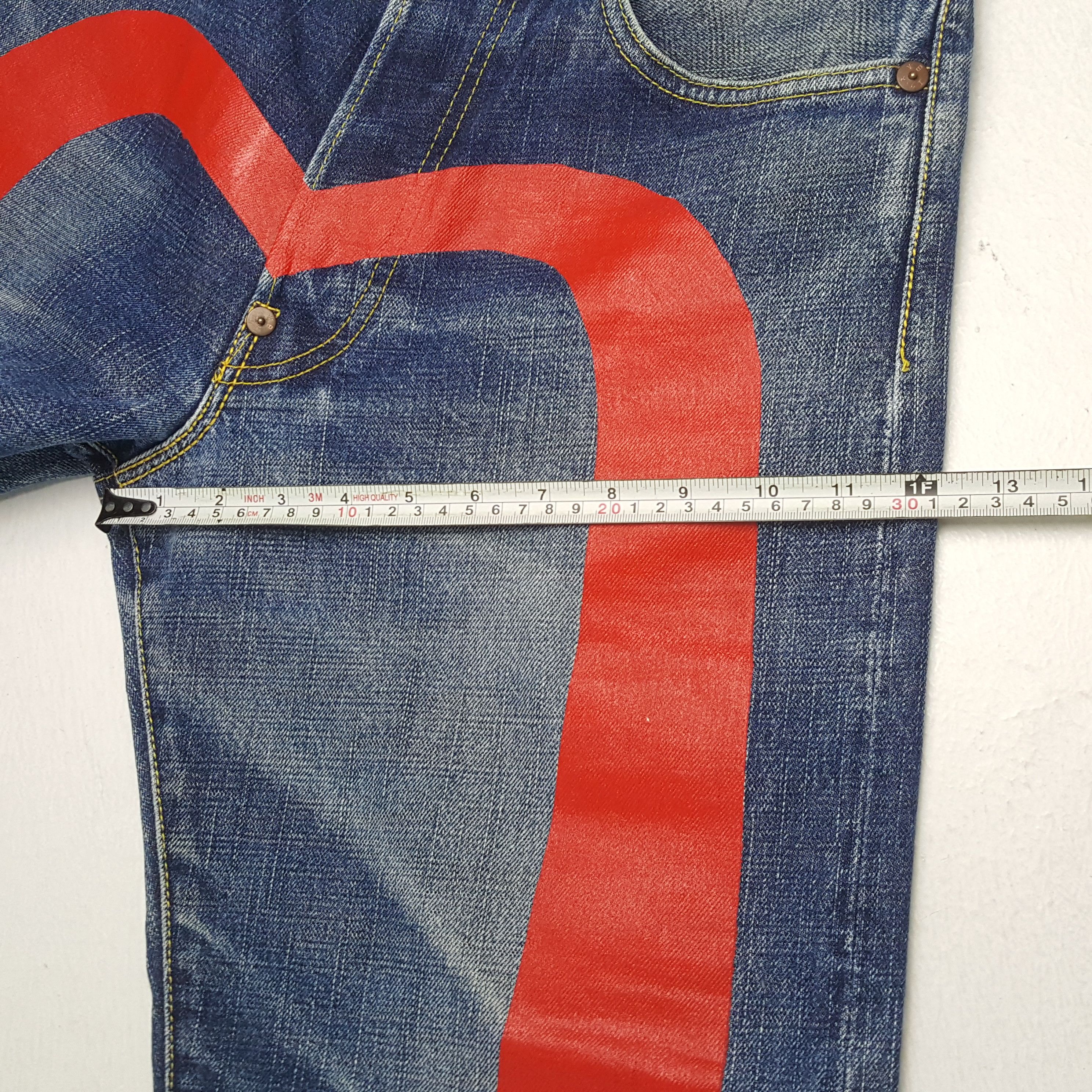 Evisu × Japanese Brand × Vintage EVISU Japanese Brand Fashion Style Custom Daicock Jeans Size US 28 / EU 44 - 9 Thumbnail