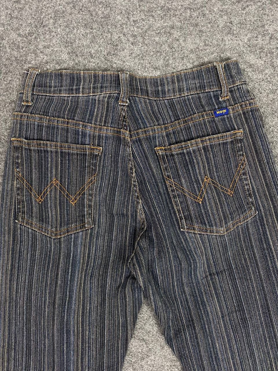 Wrangler vintage rare wrangler striped bootcut flare denim Size US 28 / EU 44 - 3 Thumbnail