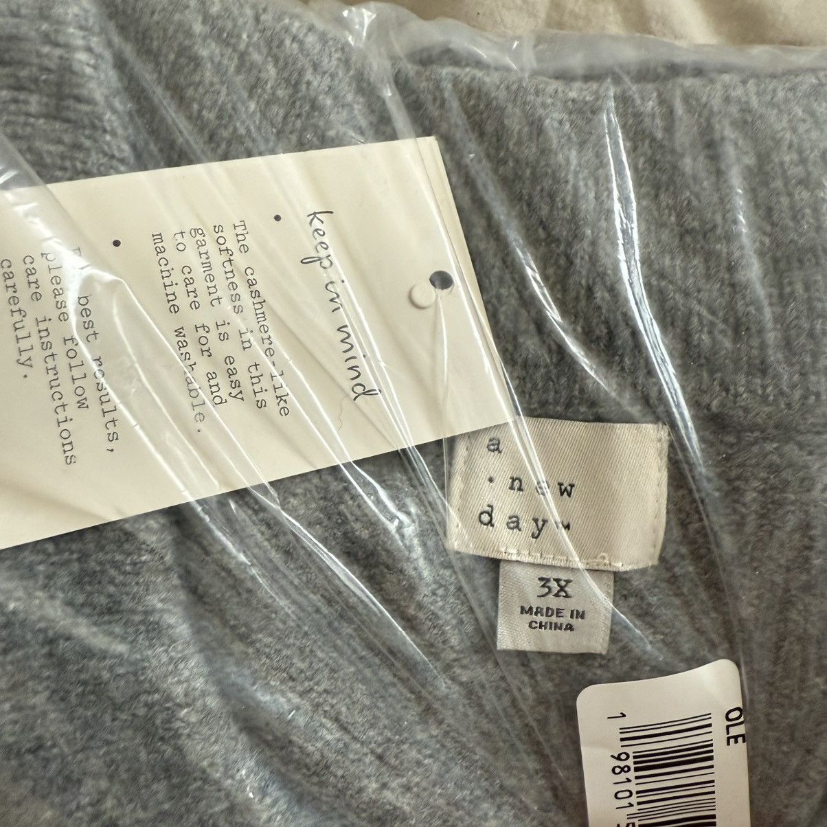 Target Basics A New Day Cozy Knit Polo Collar Pullover Sweater Size 3XL / US 20-22 - 4 Thumbnail