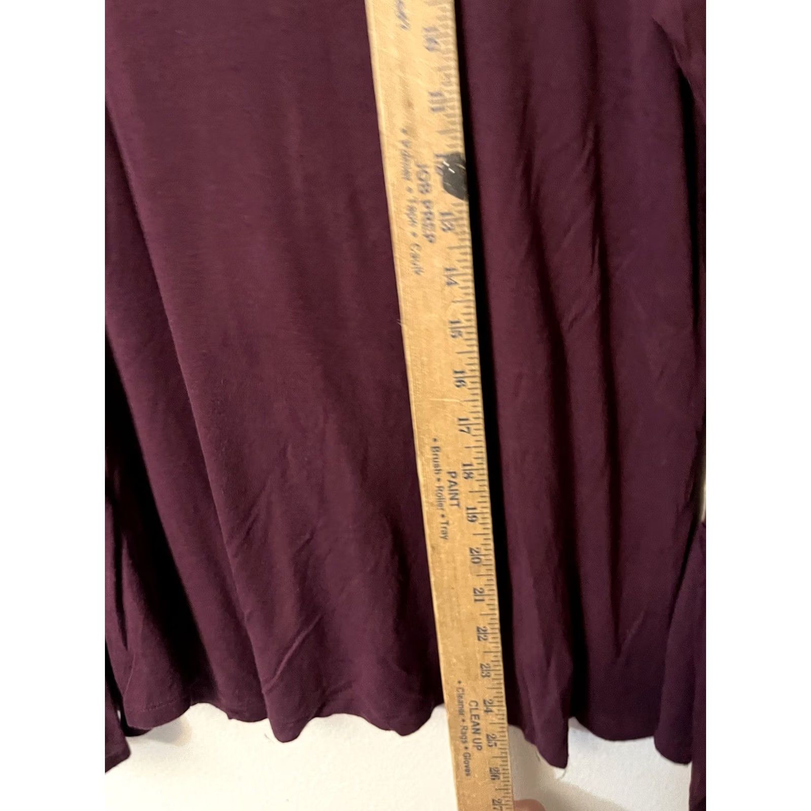 Vintage Kut from the Kloth Knit Scoop Neck Top Long Sleeve Maroon Size XL Women Size XL / US 12-14 / IT 48-50 - 4 Thumbnail