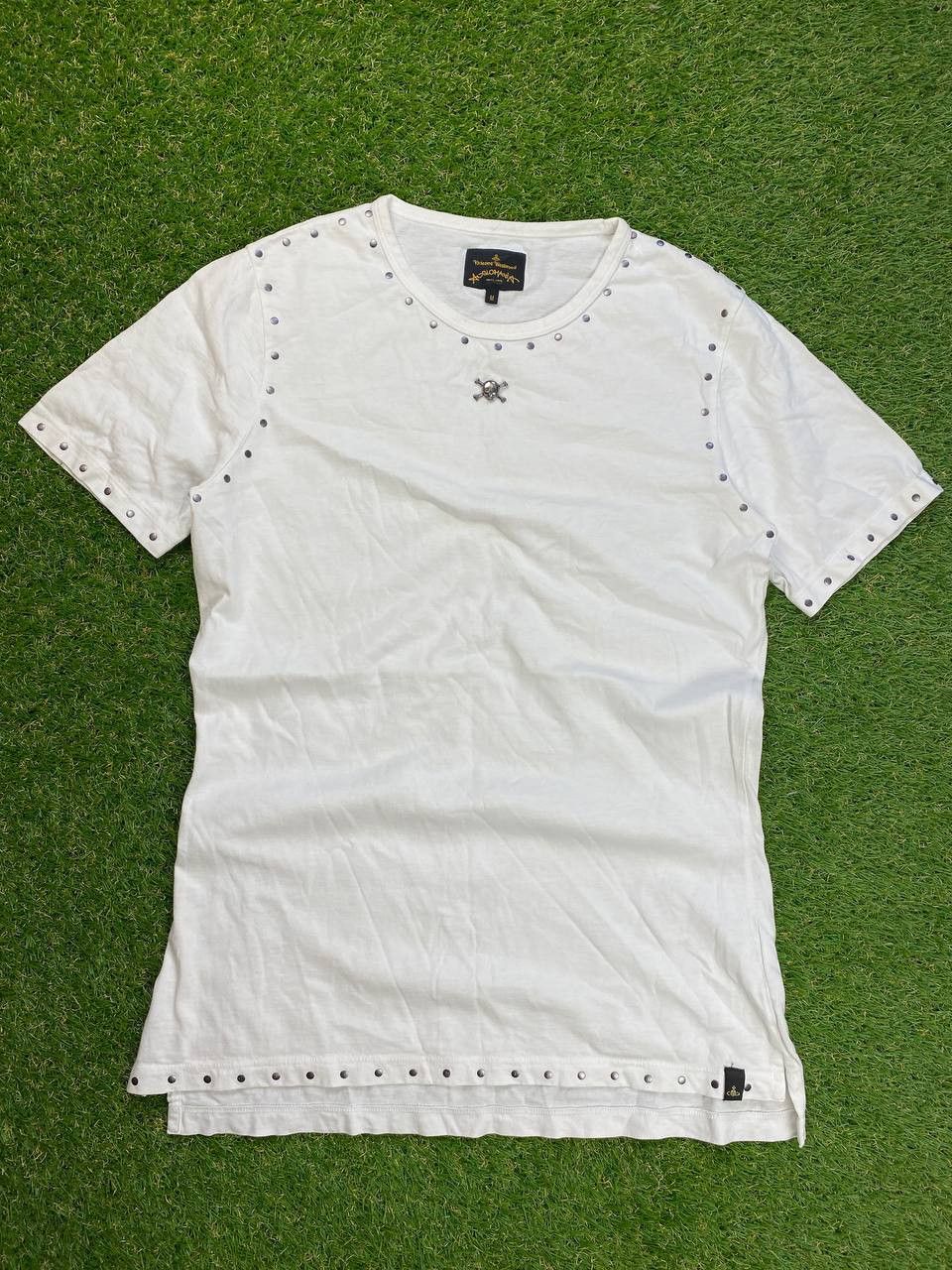 Designer × Vivienne Westwood Vivienne Westwood Anglomania Round Neck Riveted Studs Tee Size M / US 6-8 / IT 42-44 - 1 Thumbnail