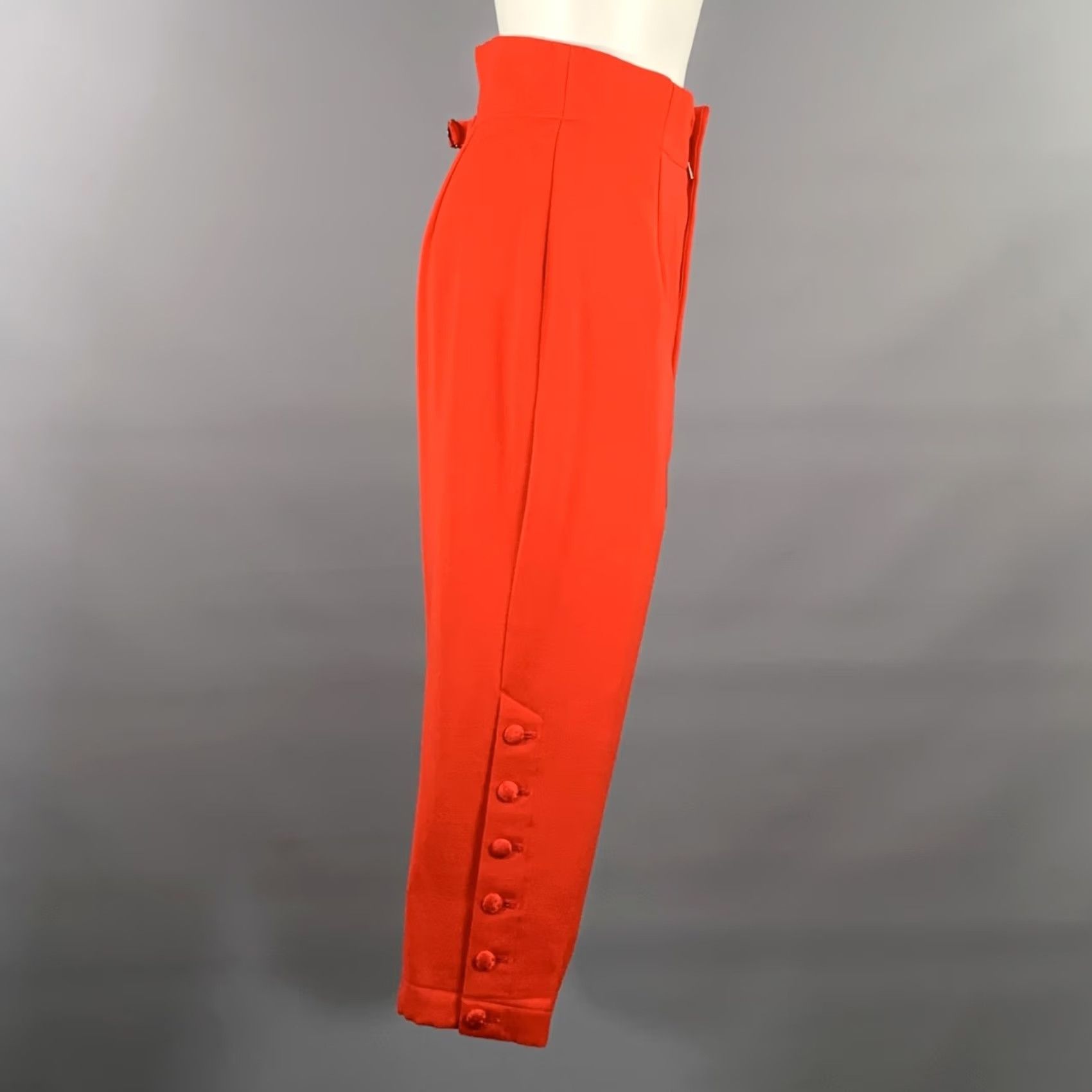 Comme des Garcons Girl COMME des GARCONS Dress Pants Jodhpurs Red Wool Size M Size 32" / US 10 / IT 46 - 2 Thumbnail