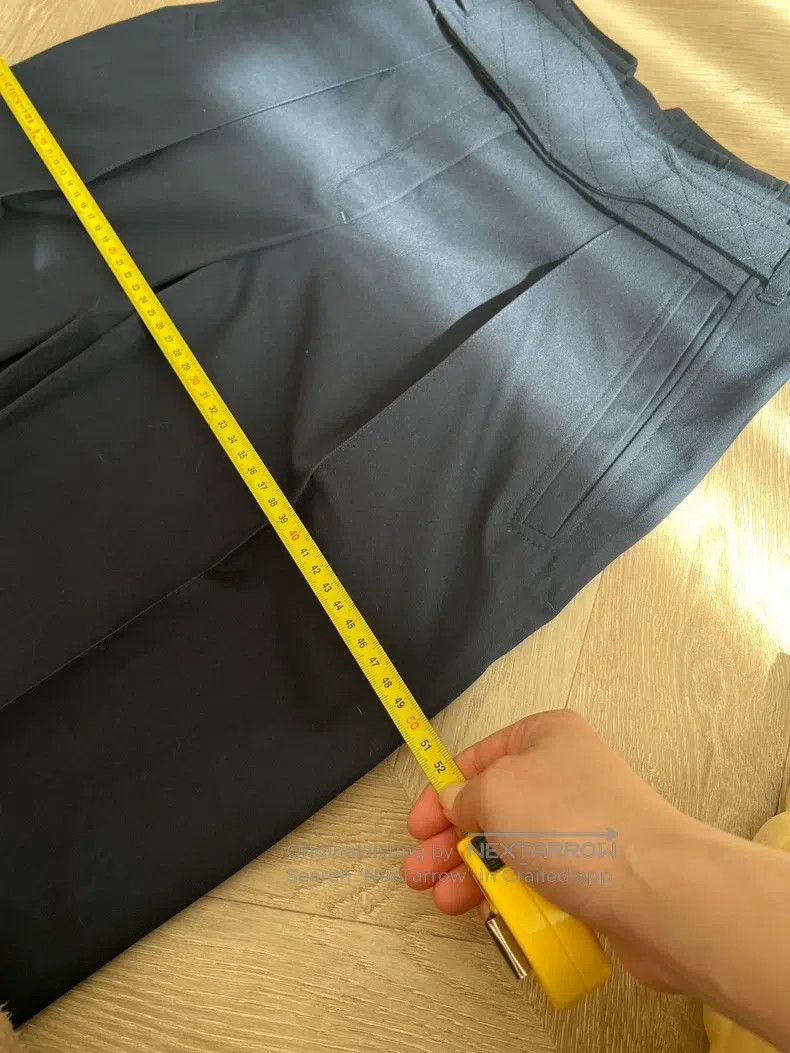 Hermes Hermes Women's pants - black, 100% pure cotton Size 24" / US 00 / IT 34 - 3 Thumbnail