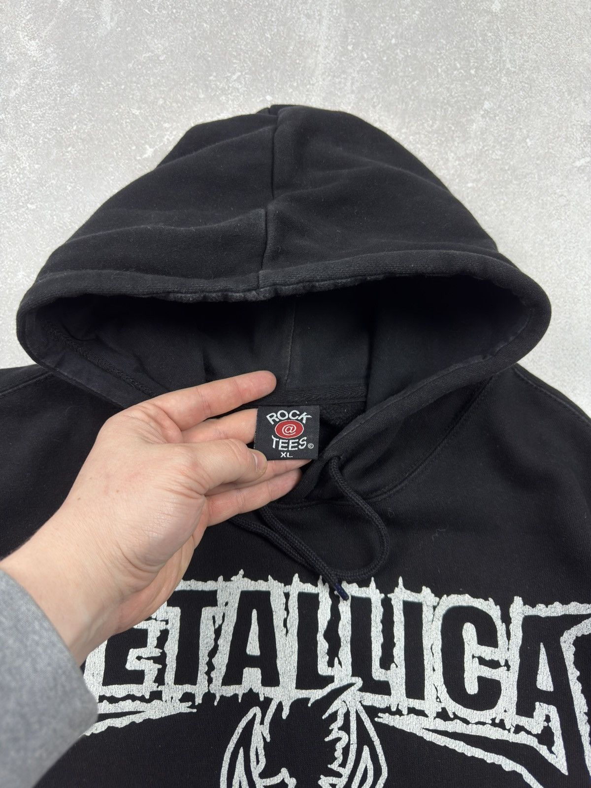 Metallica Vintage 00s Metallica Black Hoodie Skull & Girl Rock Heavy Size US XL / EU 56 / 4 - 11 Thumbnail