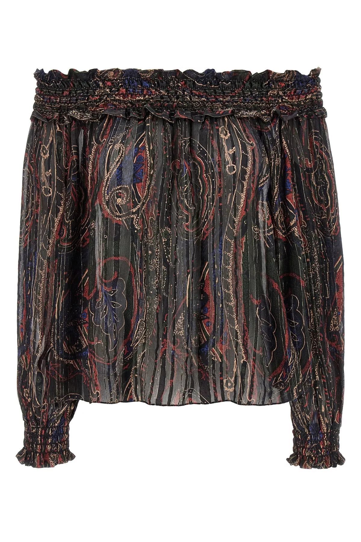 Saint Laurent Paris Smock stitch blouse Size M / US 6-8 / IT 42-44 - 1 Thumbnail