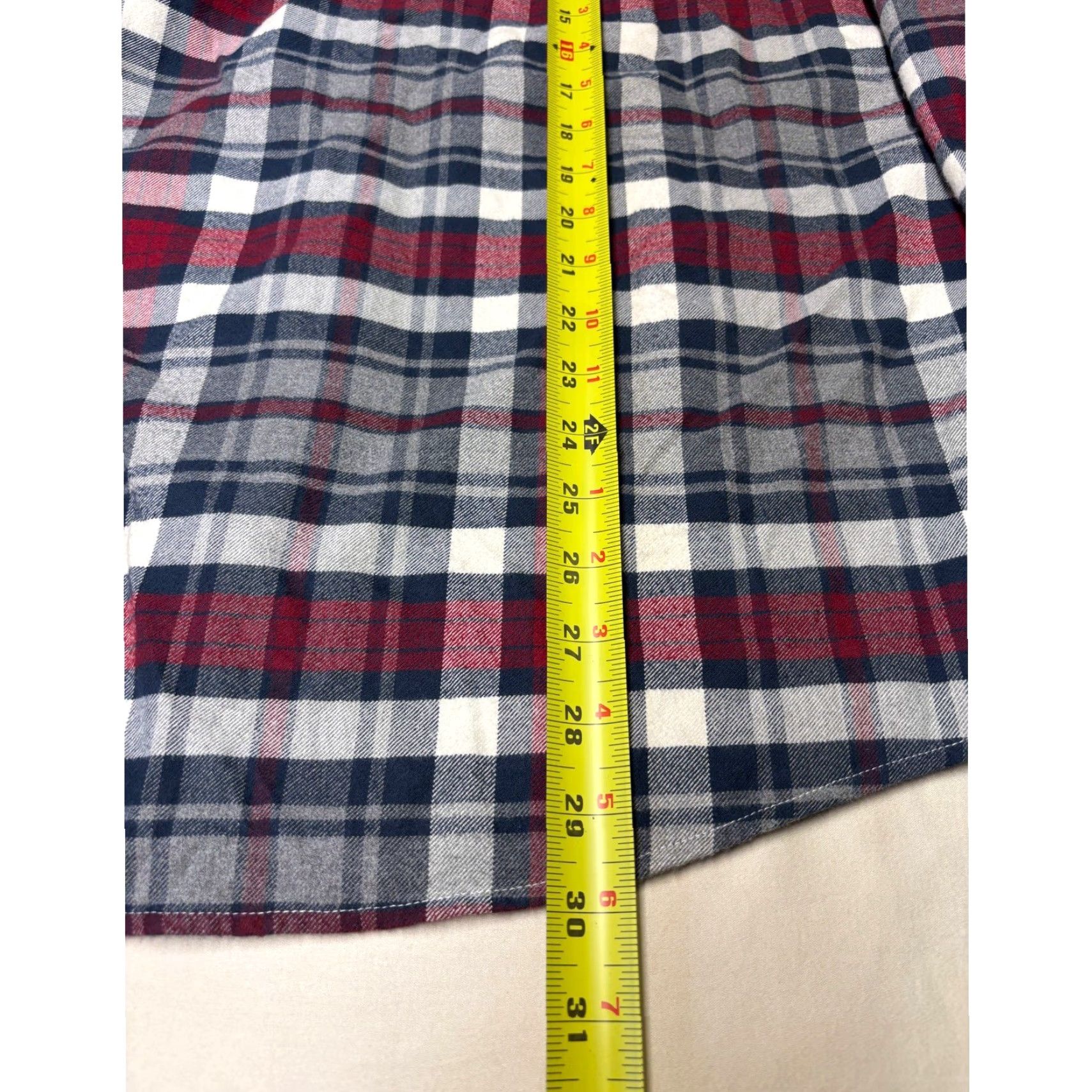 Barbour Barbour Highland Check Tailored Fit Flannel Shirt Mens XL Red Navy Plaid Cotton Shirt Button-Up Casual Workwear Size US XL / EU 56 / 4 - 7 Thumbnail