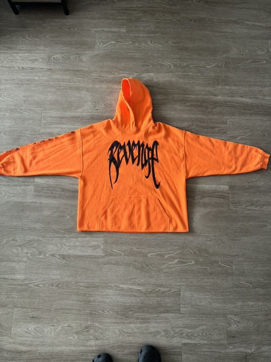 image of Revenge OG Archive Hoodie in Orange, Men's (Size 2XL)