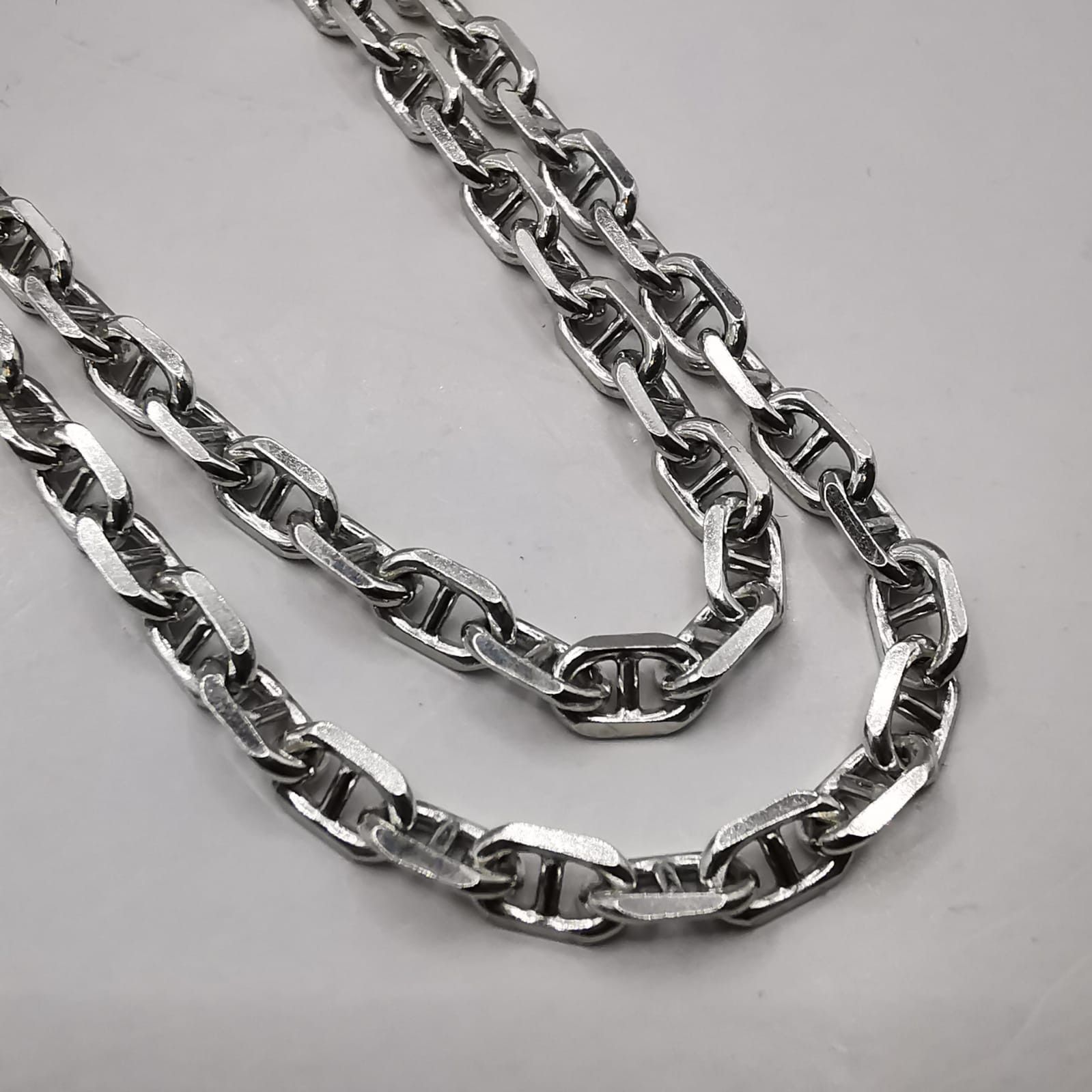 Sterling Silver Vintage Chain Necklece,925 Sterling Silver,Signed , 14,16g Size ONE SIZE - 4 Thumbnail