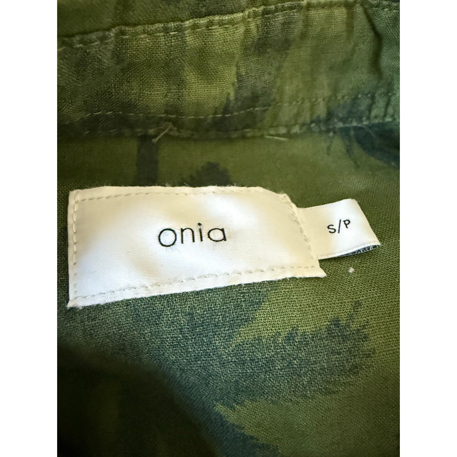 Onia Onia Jack Short-sleeved Hawaiian Palm Tree Camp Shirt Size US S / EU 44-46 / 1 - 5 Thumbnail