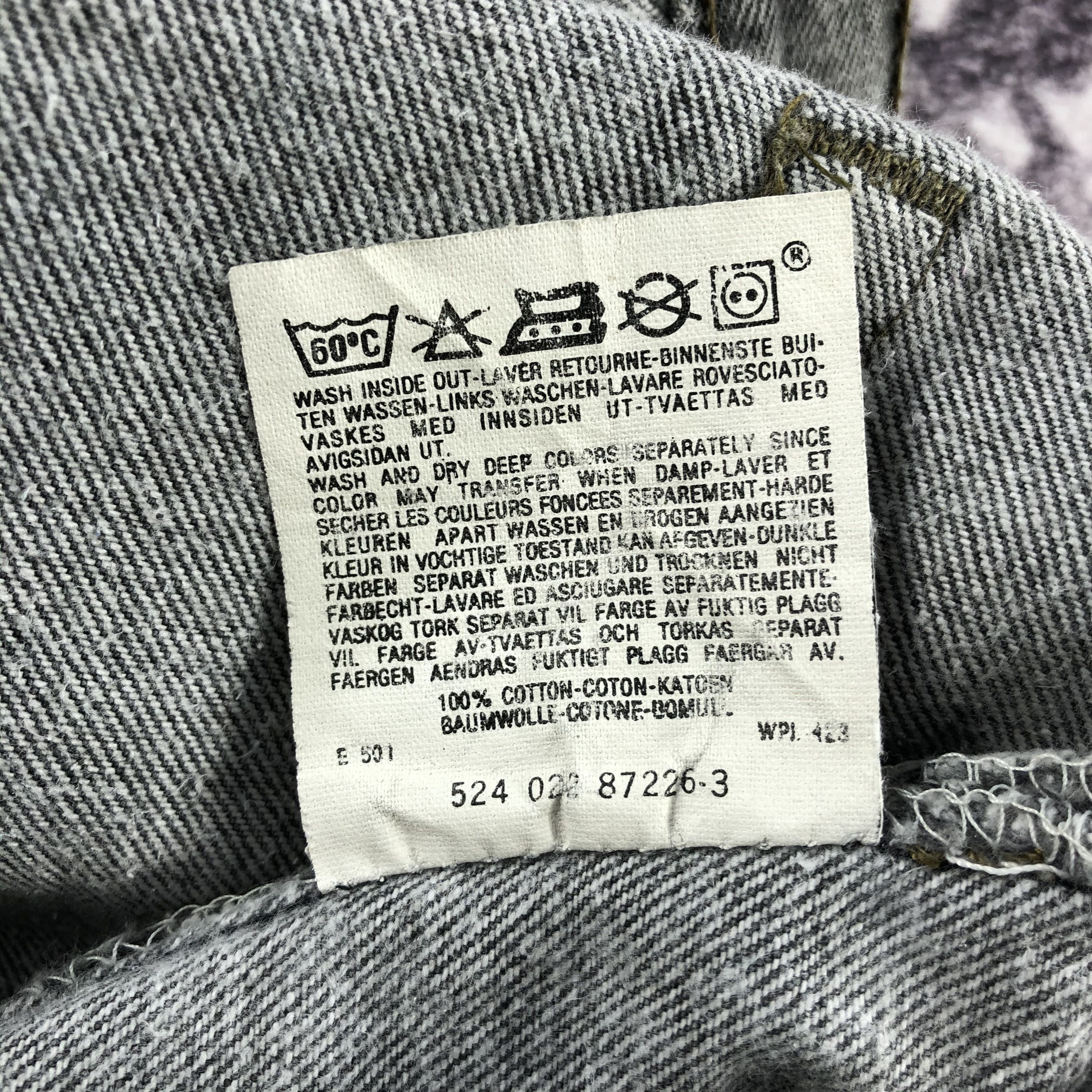 Levi's × Vintage 90s Vintage Faded Black Levis 501 Jeans-JM2104 Size US 35 - 11 Thumbnail
