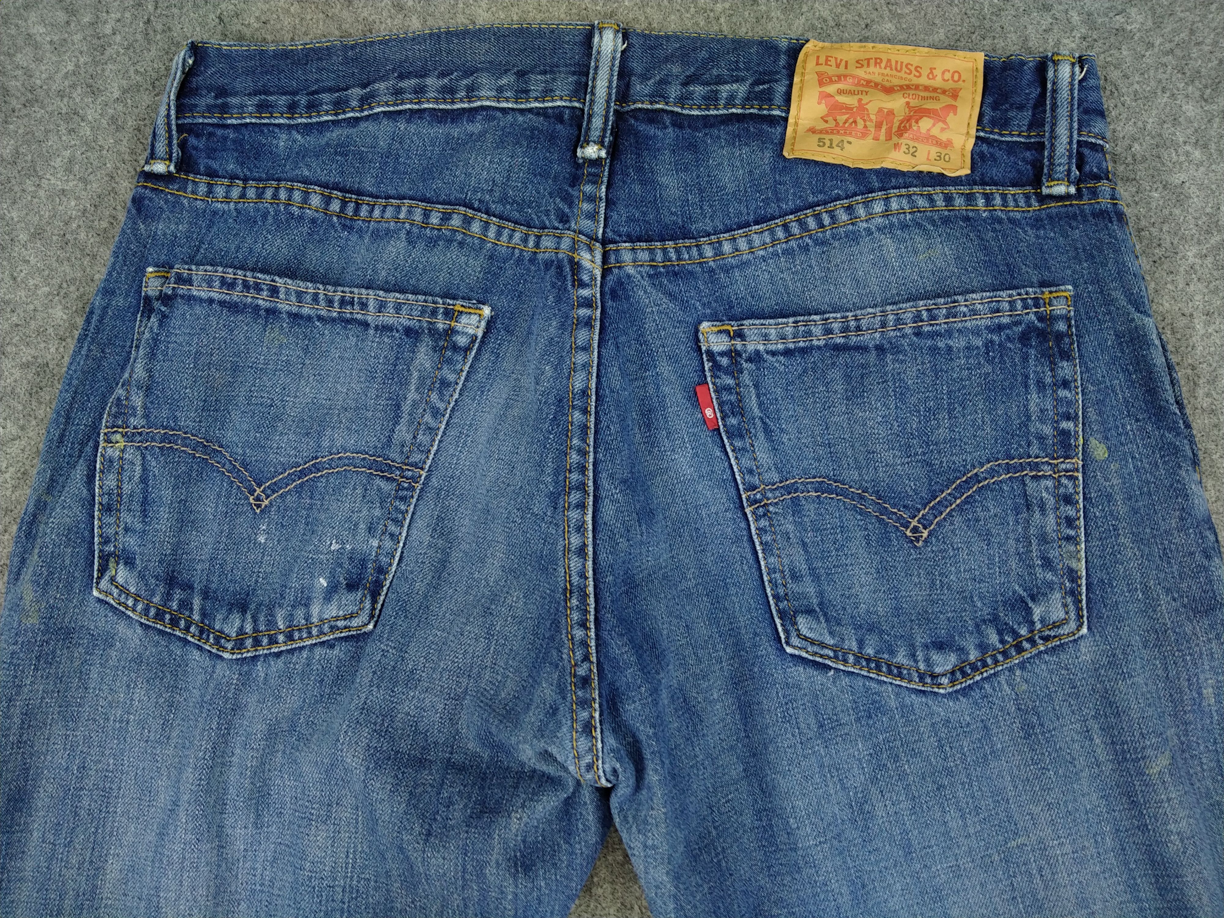 Levi's Blue Vintage Levi's 514 Jeans 32x30 Denim -JG039 Size US 32 / EU 48 - 4 Thumbnail