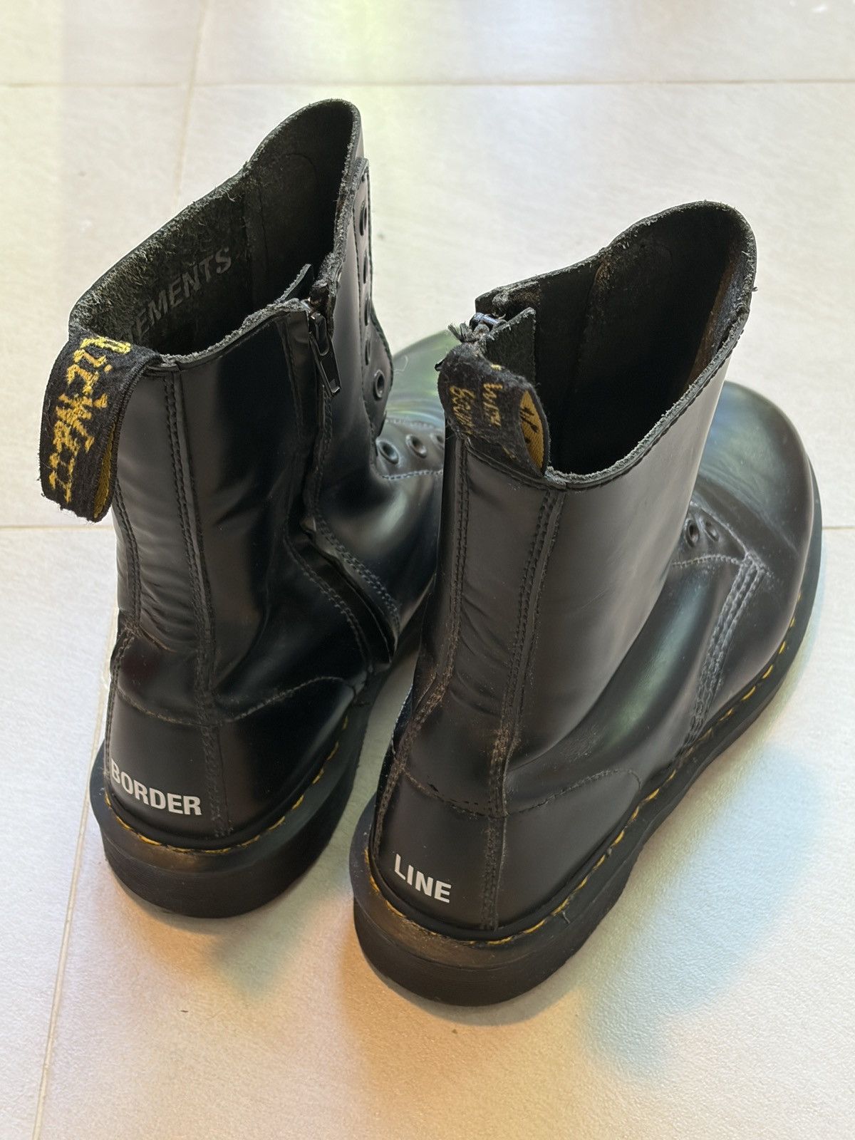 Dr. Martens × Vetements Vetements x Dr Martens Borderline Boots 