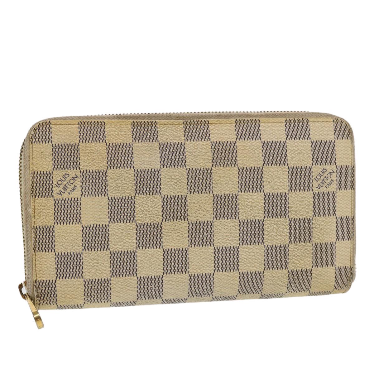 Louis Vuitton Zippy Organizer White Canvas Wallet (Pre-Owned) Size ONE SIZE - 1 Thumbnail