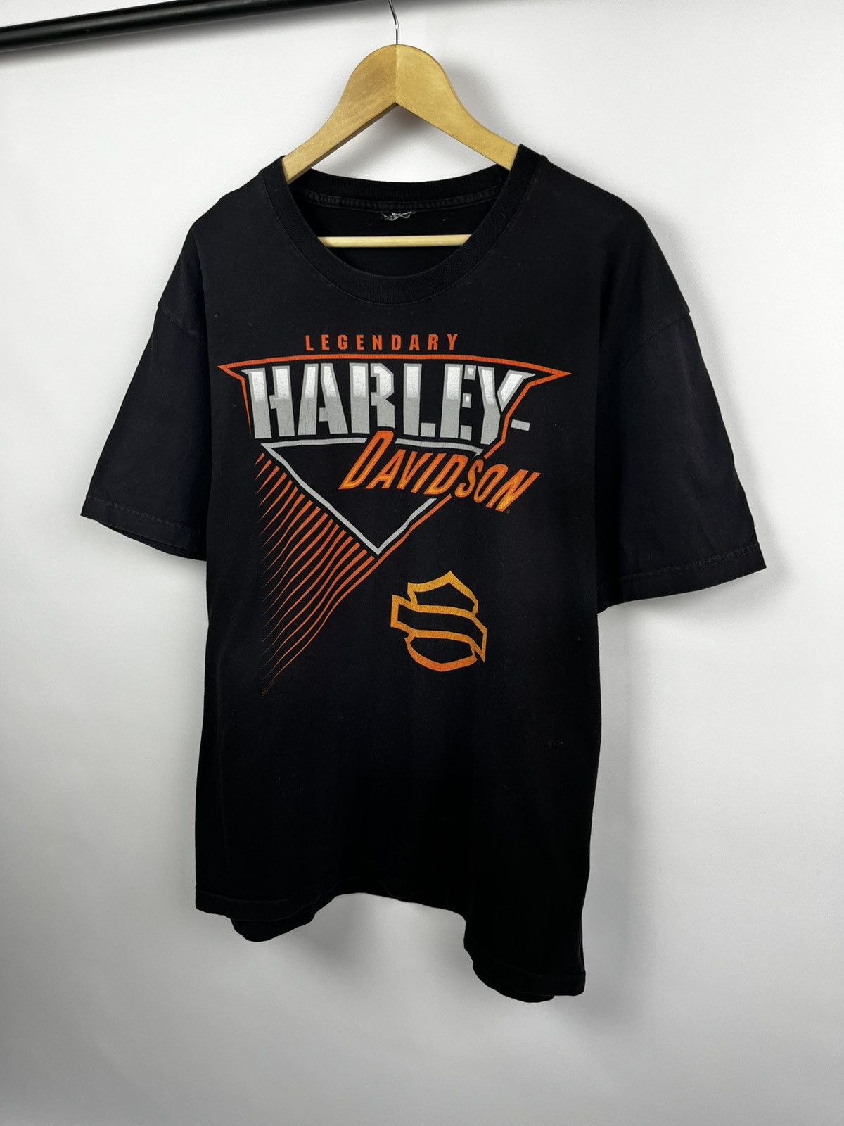 Harley Davidson Harley Davidson big logo t shirt vintage Size US L / EU 52-54 / 3 - 1 Thumbnail