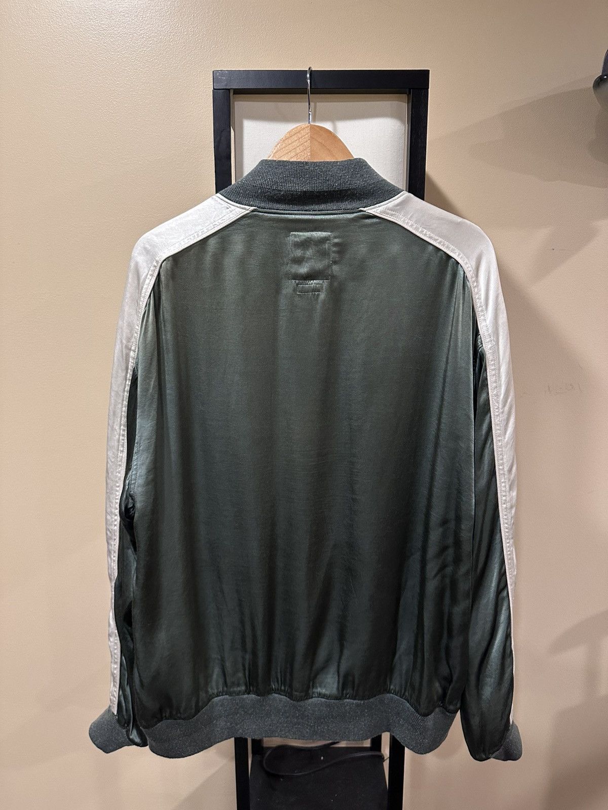 Visvim Visvim Douglas Jkt SS21 Satin Green Zip Souvenir Jacket Size US XL / EU 56 / 4 - 2 Thumbnail
