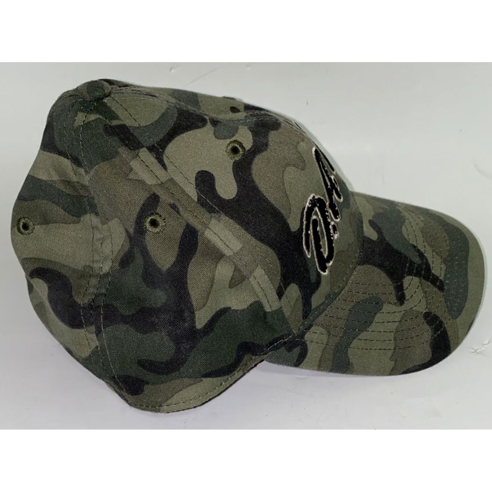 Vintage Dare To Resist Drugs Camouflage Strapback Hat Adjustable Men Green Camouflage Cotton Size ONE SIZE - 3 Thumbnail