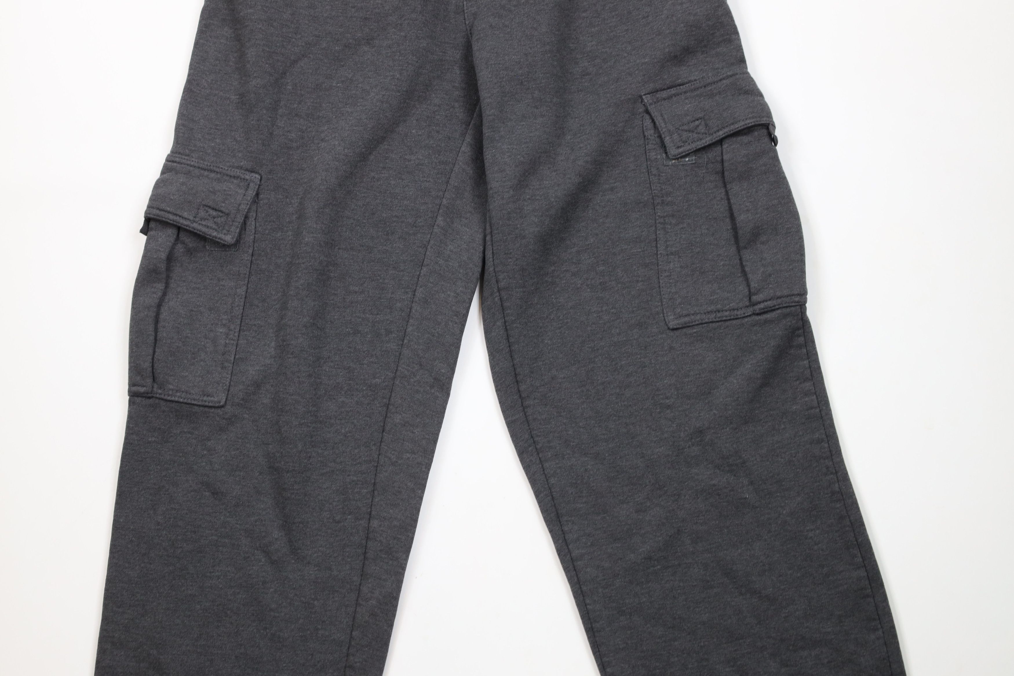 Vintage Vintage 90s Y2K Streetwear Heavyweight Leg Cargo Sweatpants Size US 36 / EU 52 - 3 Thumbnail