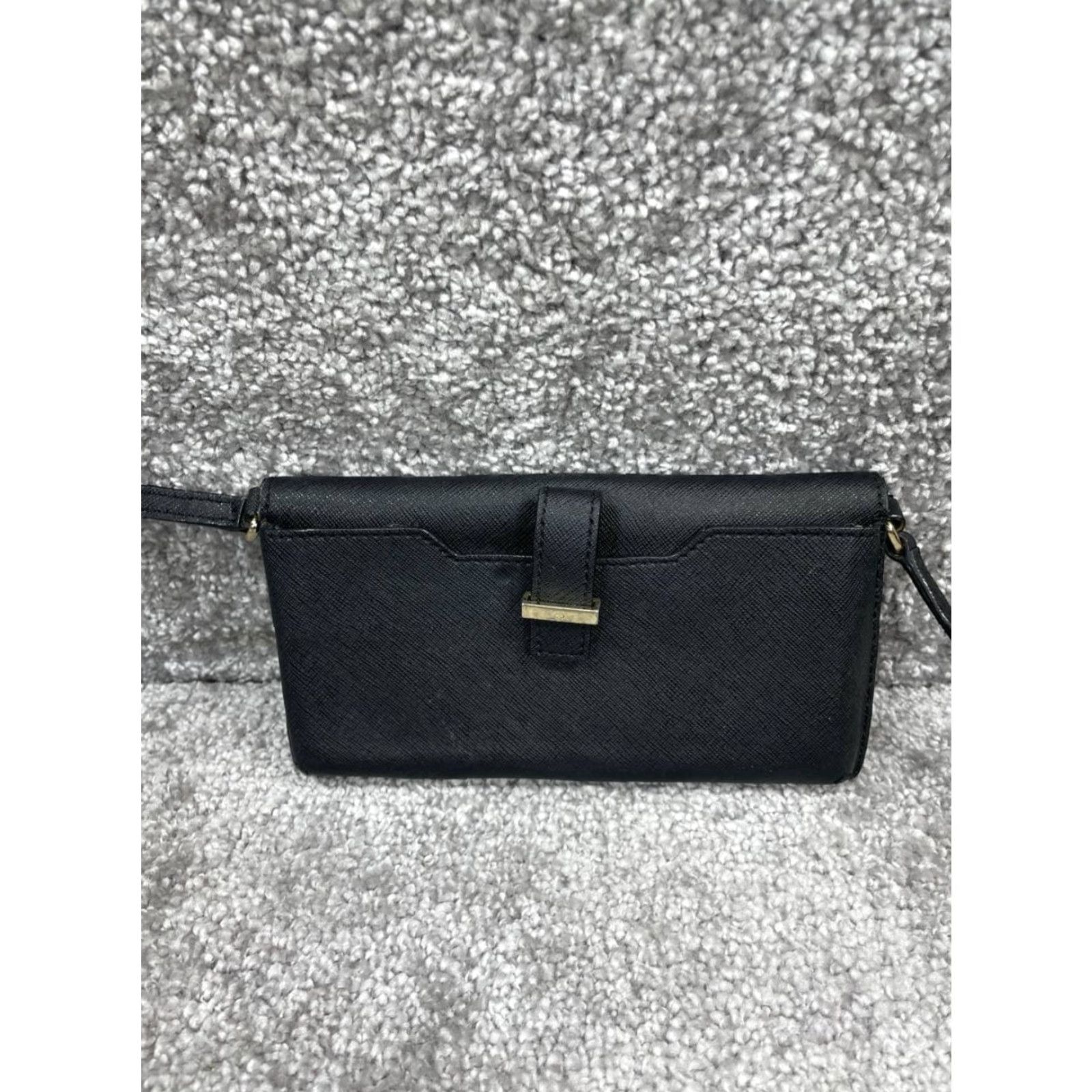 Vintage kate spade new york Wallets Womens Black Credit Card Slots Bifold Crossbody Wallets Womens Black Credit Card Bifold Crossbody Size ONE SIZE - 4 Thumbnail
