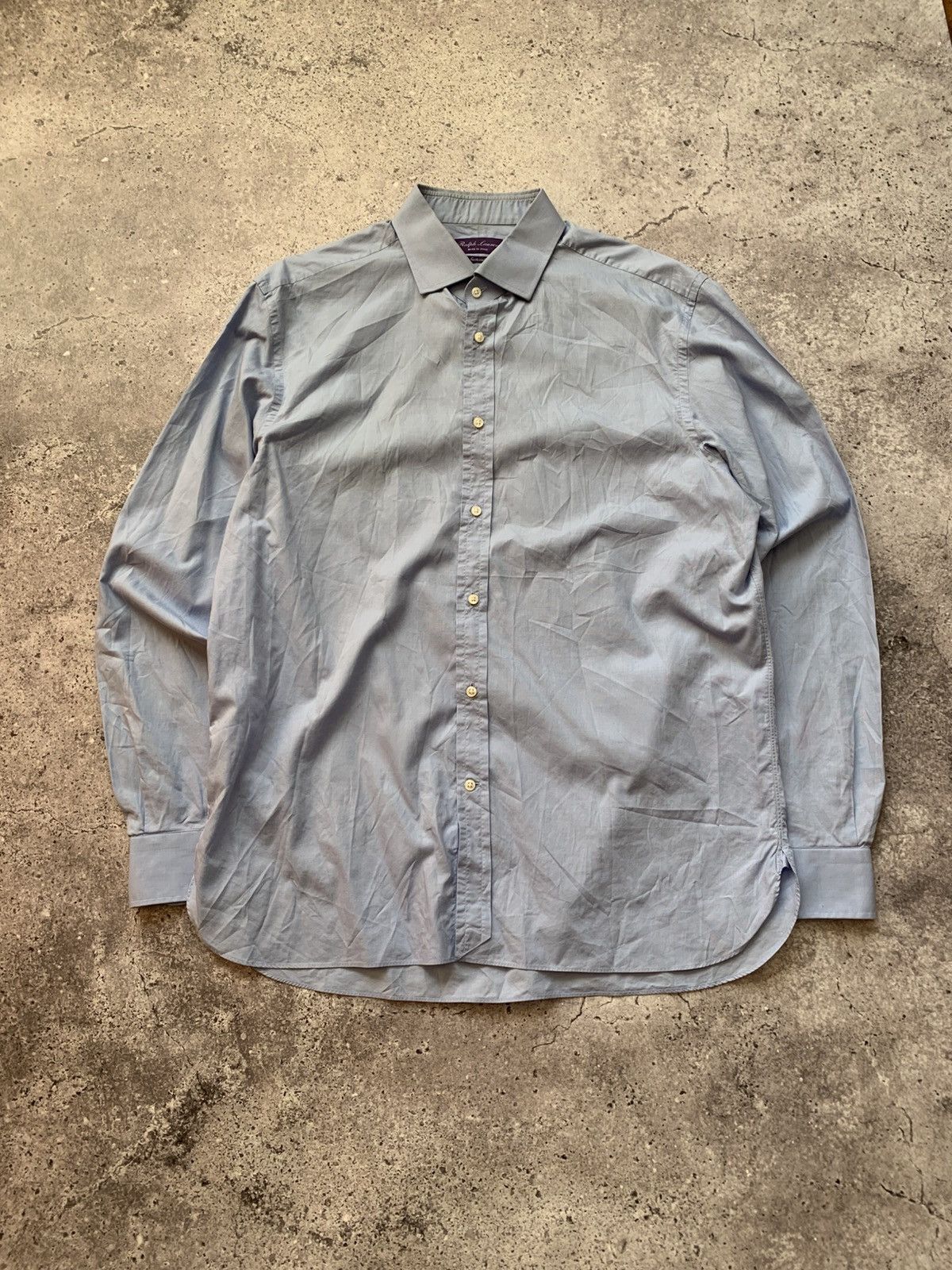 Ralph Lauren Purple Label 🔥RALP LAUREN PURPLE LABEL SHIRT BUTTON UP OLD MONEY STYLE Size US L / EU 52-54 / 3 - 2 Thumbnail