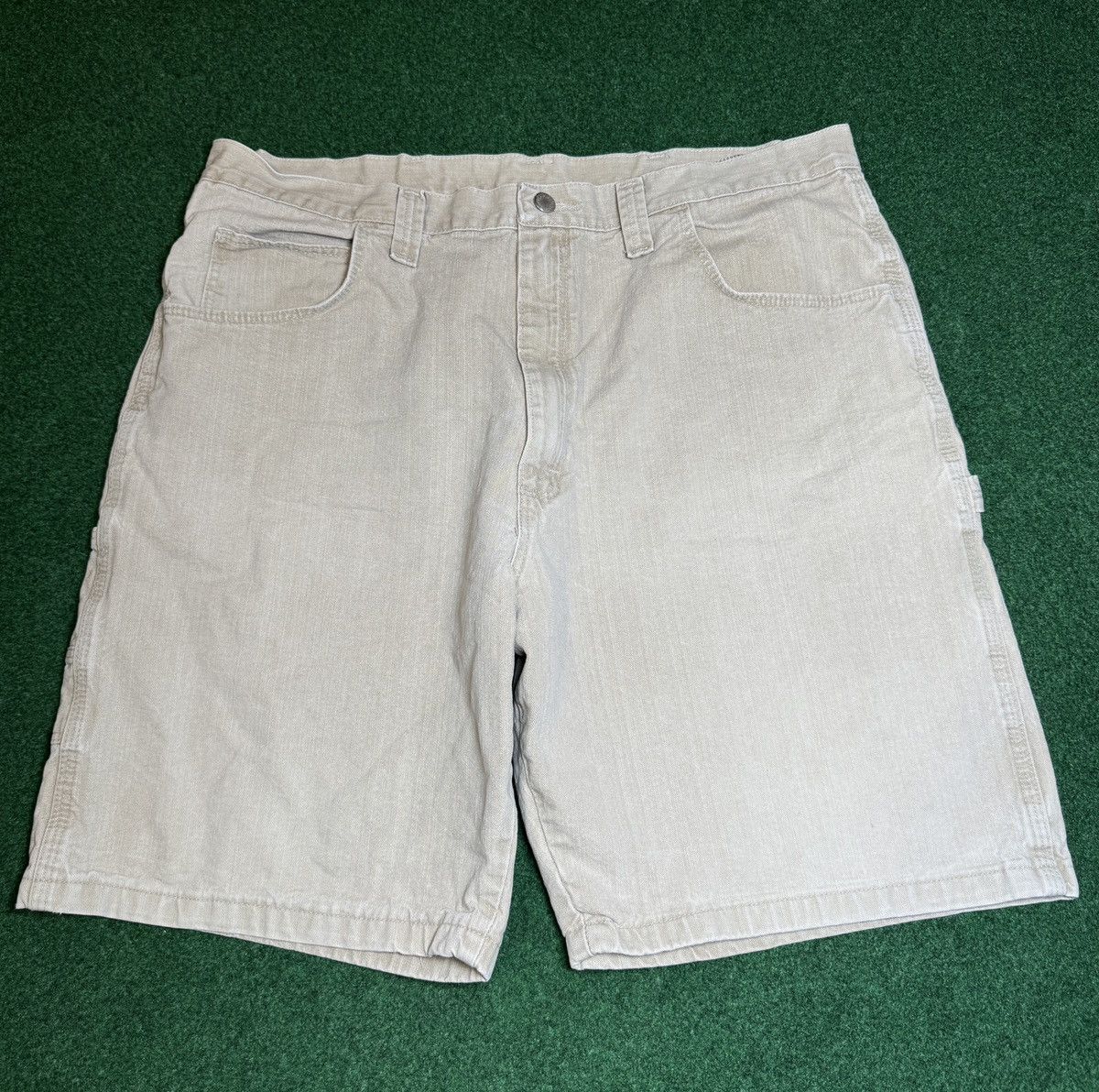 Wrangler Y2K Carpenter Jorts Baggy Wide Leg Denim Wrangler Shorts Size US 38 / EU 54 - 2 Thumbnail