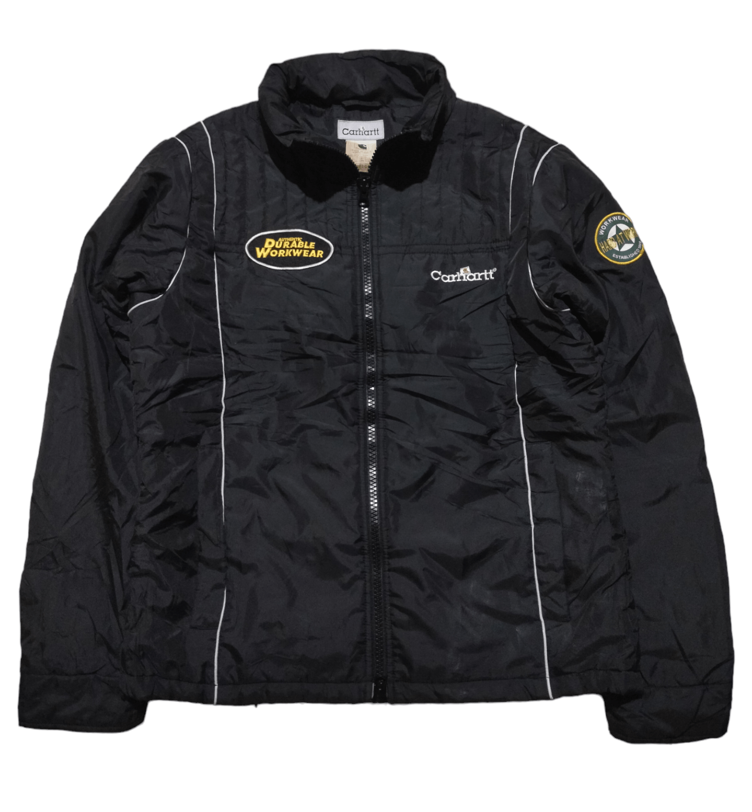 Carhartt Vintage Carhartt Hard At Work puffer Jacket Size US M / EU 48-50 / 2 - 1 Thumbnail