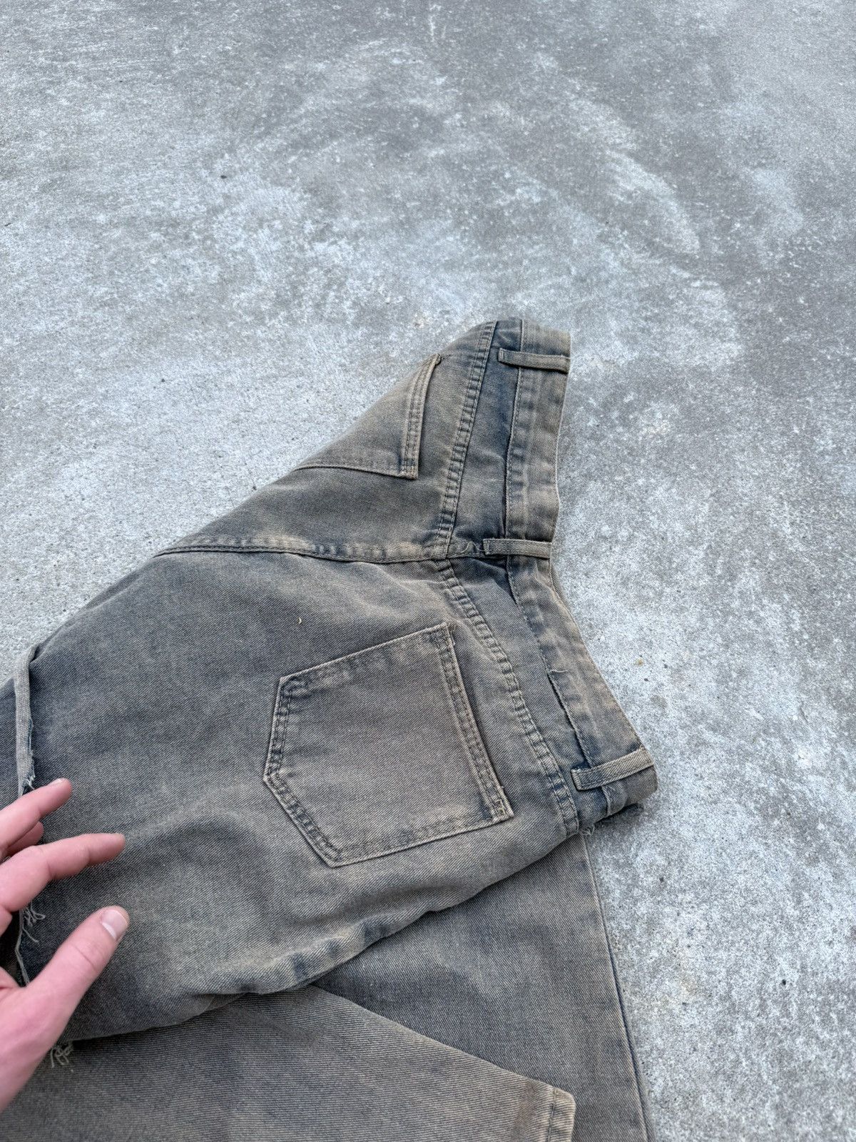 Other Vintage Y2K avantgarde streetwear wide buggy track jeans Size US 34 / EU 50 - 8 Thumbnail