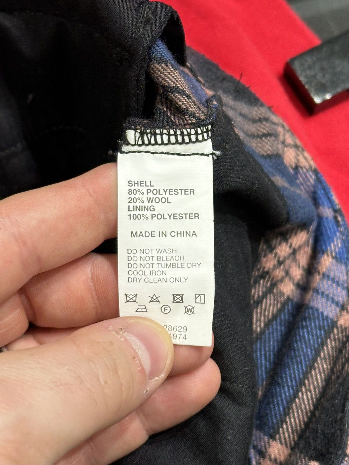 Stussy Stussy Plaid Wool Cargo Pants Blue Size 30 Size US 30 / EU 46 - 7 Thumbnail