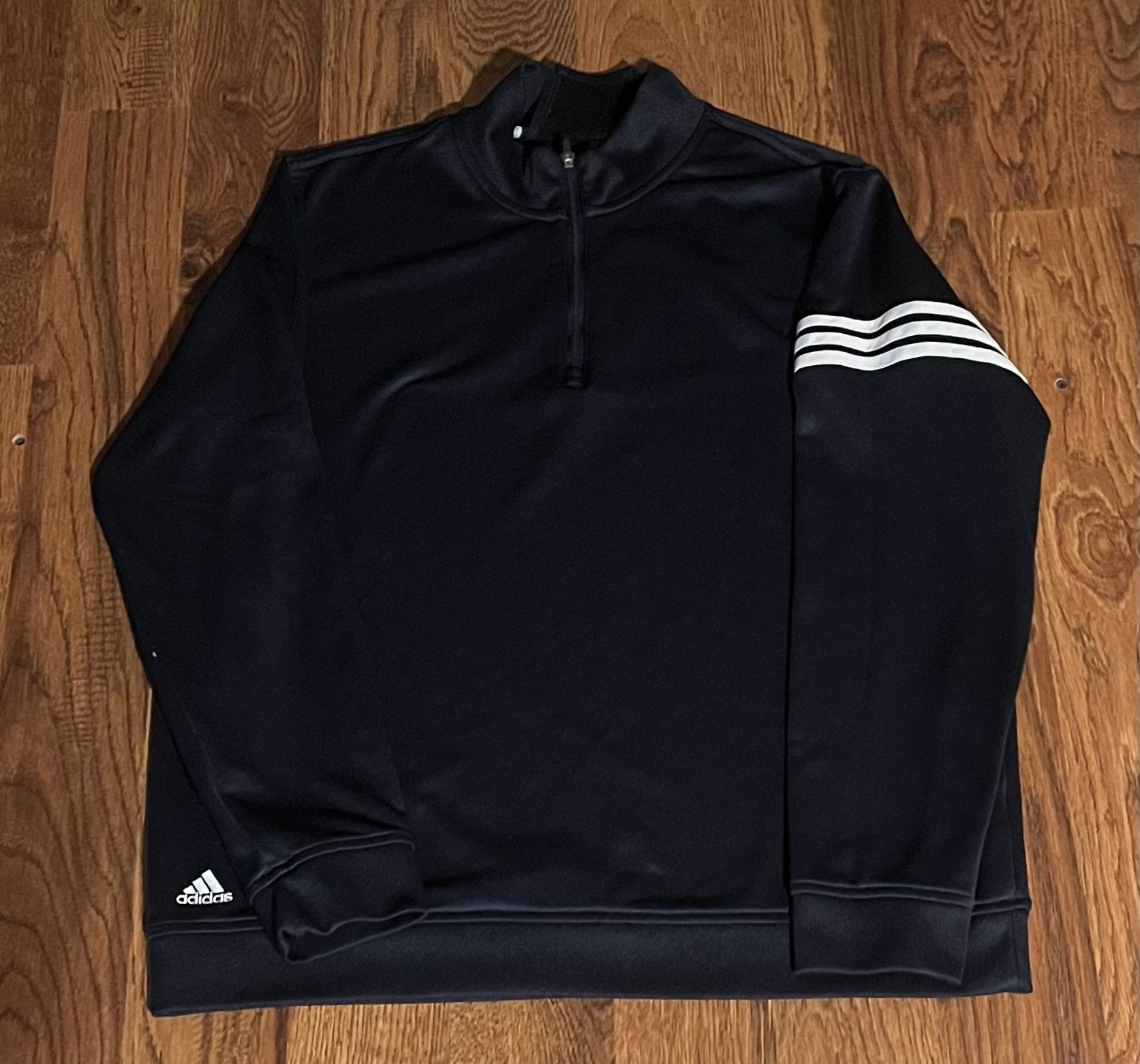 Adidas Adidas ClimaLite Quarter Zip Pullover Jacket Size US M / EU 48-50 / 2 - 1 Thumbnail