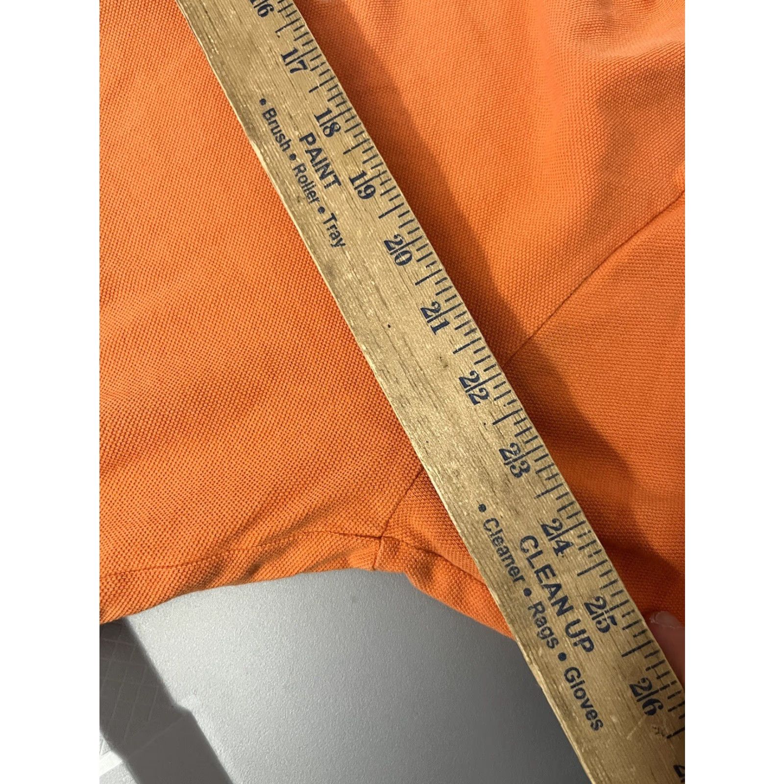 Polo Ralph Lauren VINTAGE Polo Ralph Lauren Polo Shirt Men Large Orange Solid 90s Logo Casual Size US L / EU 52-54 / 3 - 6 Thumbnail