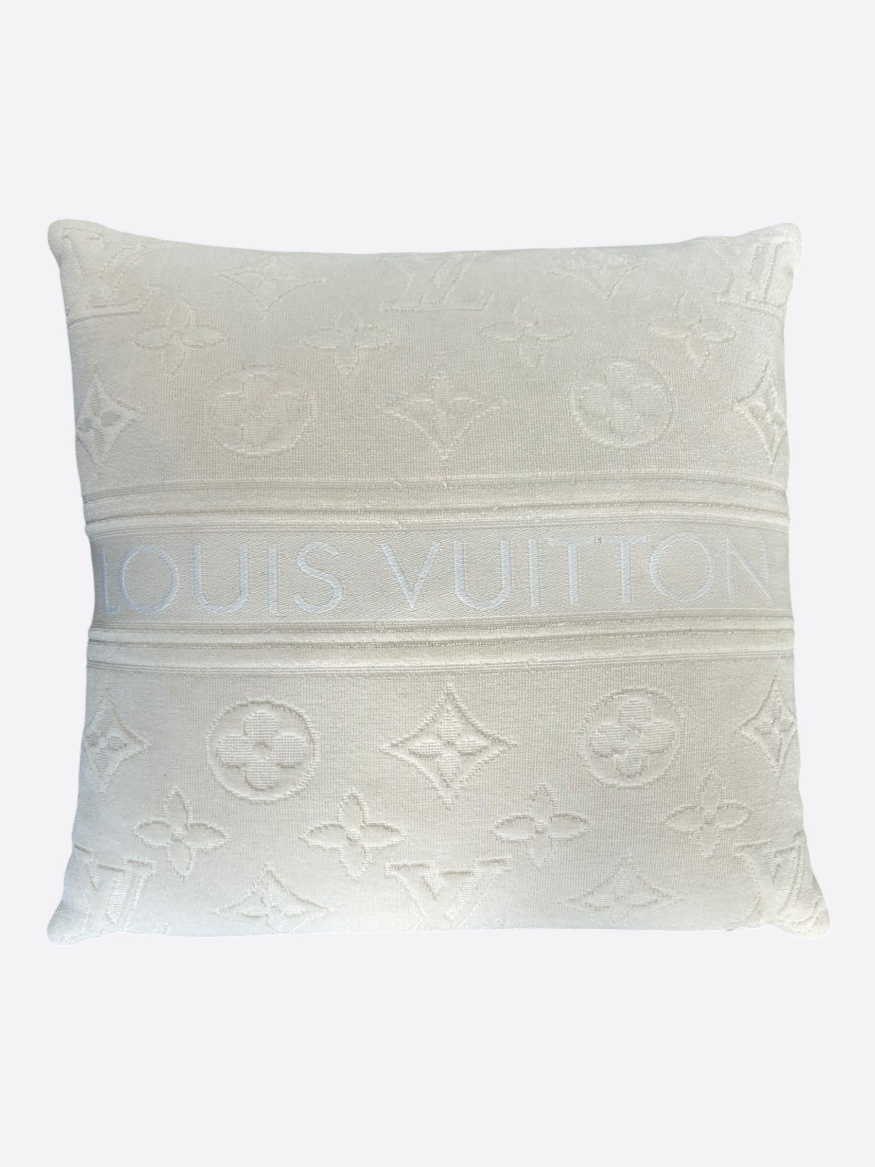 Louis Vuitton Louis Vuitton Beige Monogram Pillow Size ONE SIZE - 1 Thumbnail